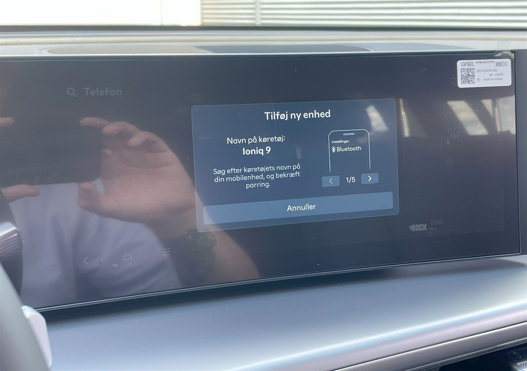 Billede af Hyundai Ioniq 9 7 Sæder Electric 110,3 kWh Advanced 218HK 5d Aut.