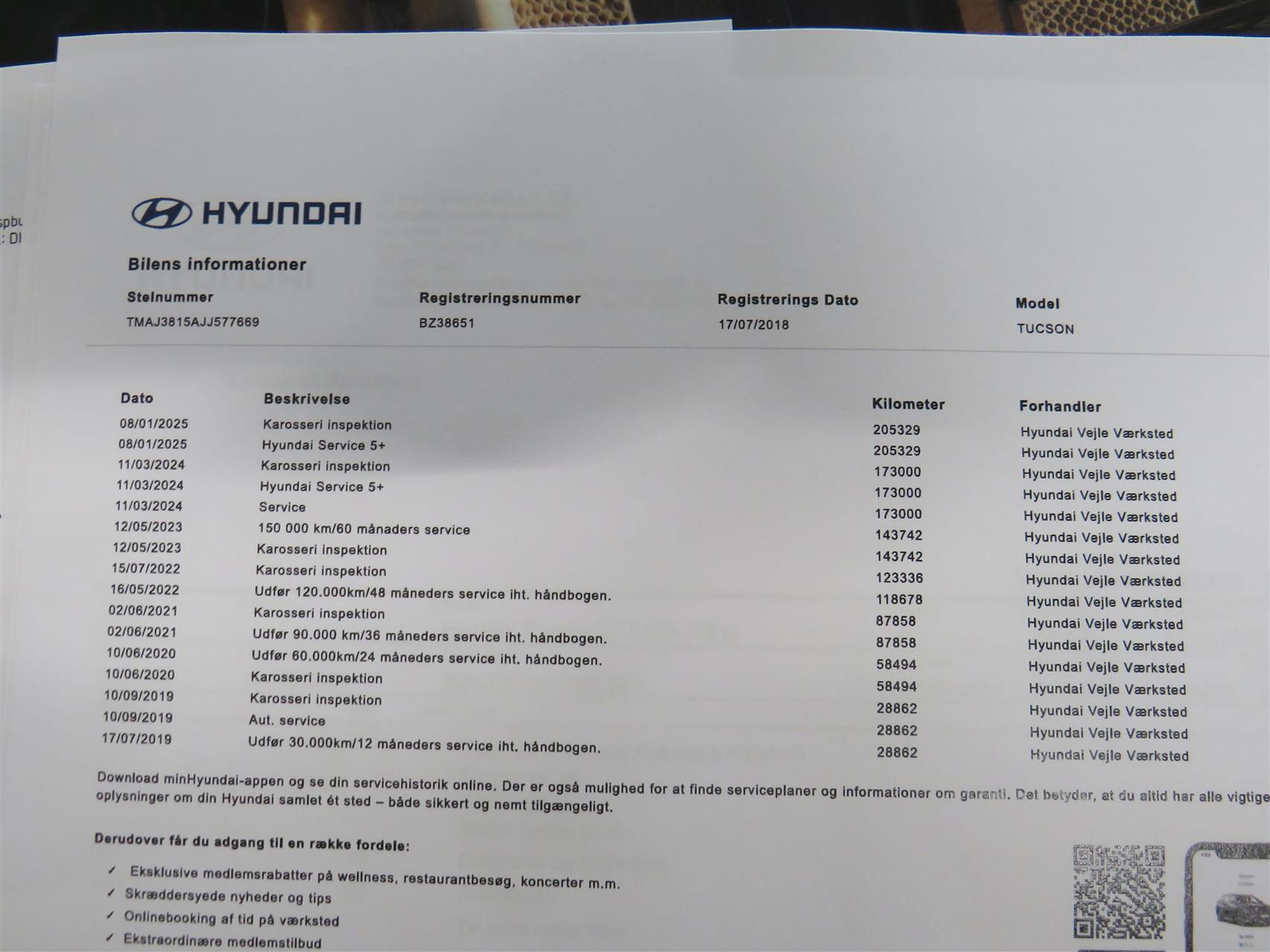 Billede af Hyundai Tucson 1,7 CRDi Trend ISG 115HK 5d 6g