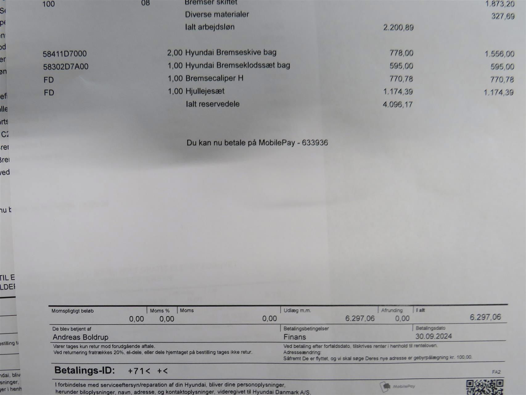 Billede af Hyundai Tucson 1,7 CRDi Trend ISG 115HK 5d 6g