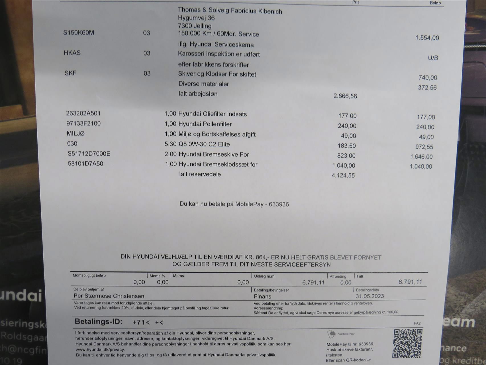 Billede af Hyundai Tucson 1,7 CRDi Trend ISG 115HK 5d 6g