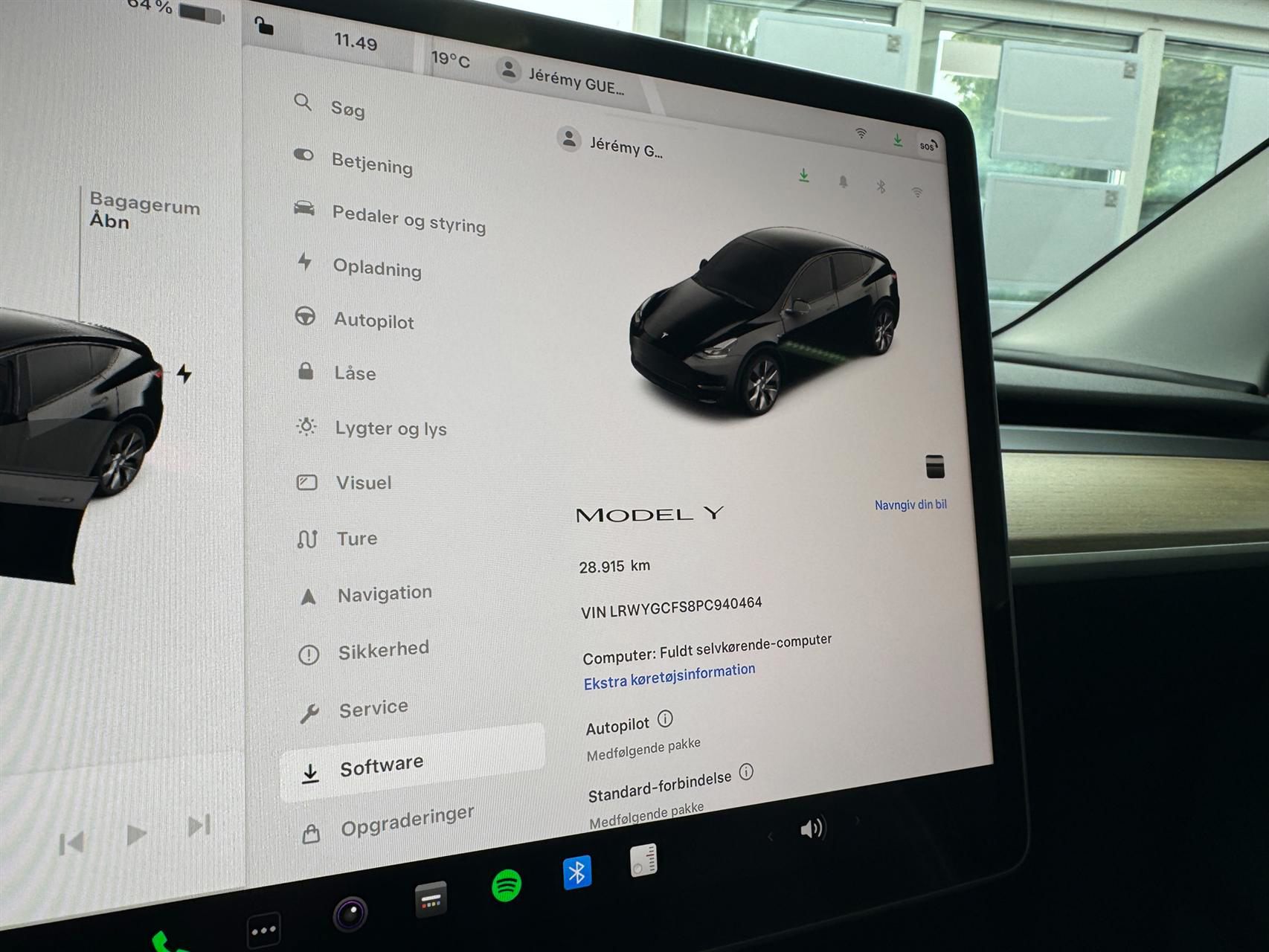 Billede af Tesla Model Y EL Standard Range RWD 204HK 5d Aut.