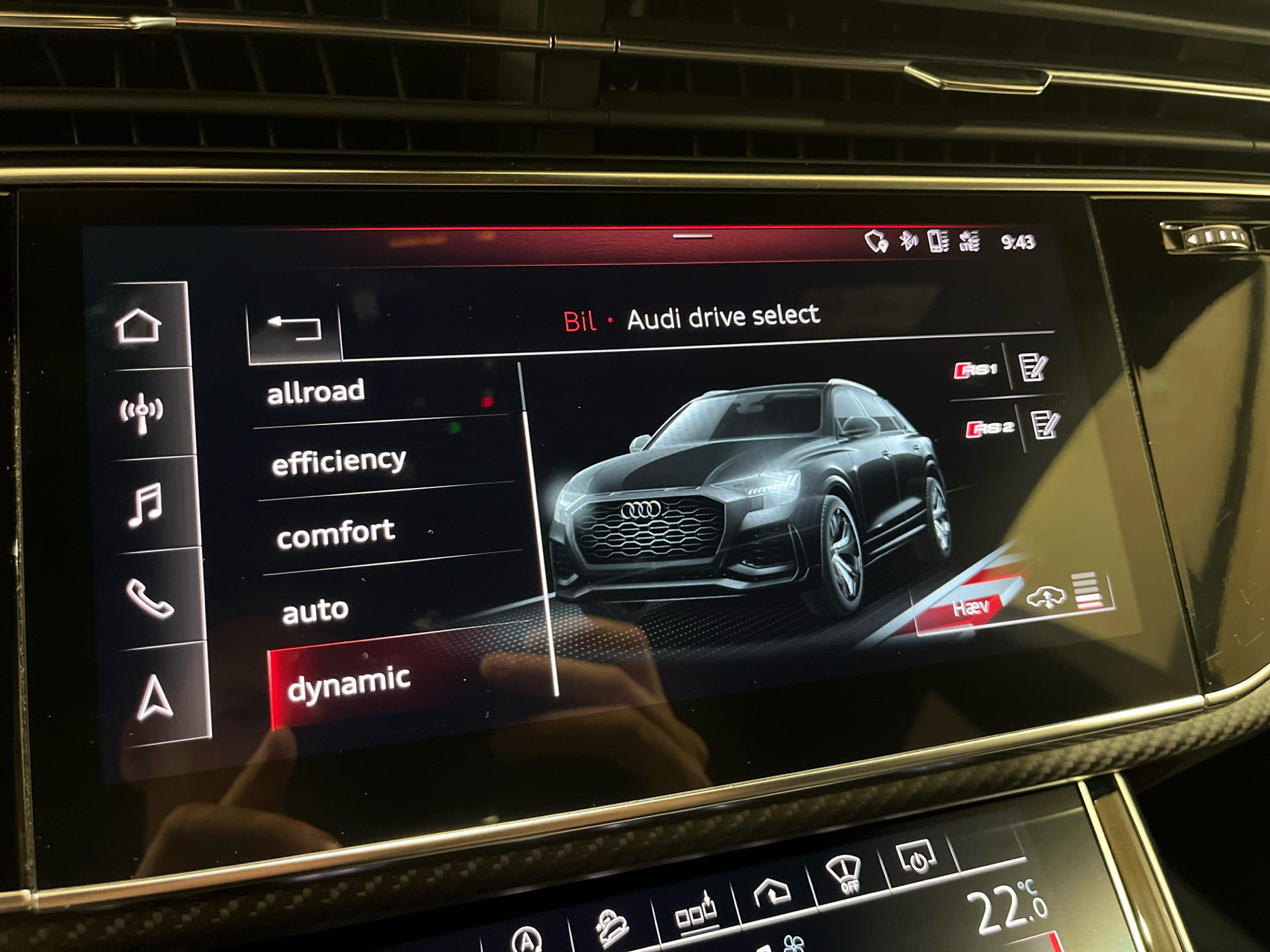 Billede af Audi RS Q8 4,0 TFSI  Mild hybrid Quattro Tiptr. 600HK 5d 8g Aut.