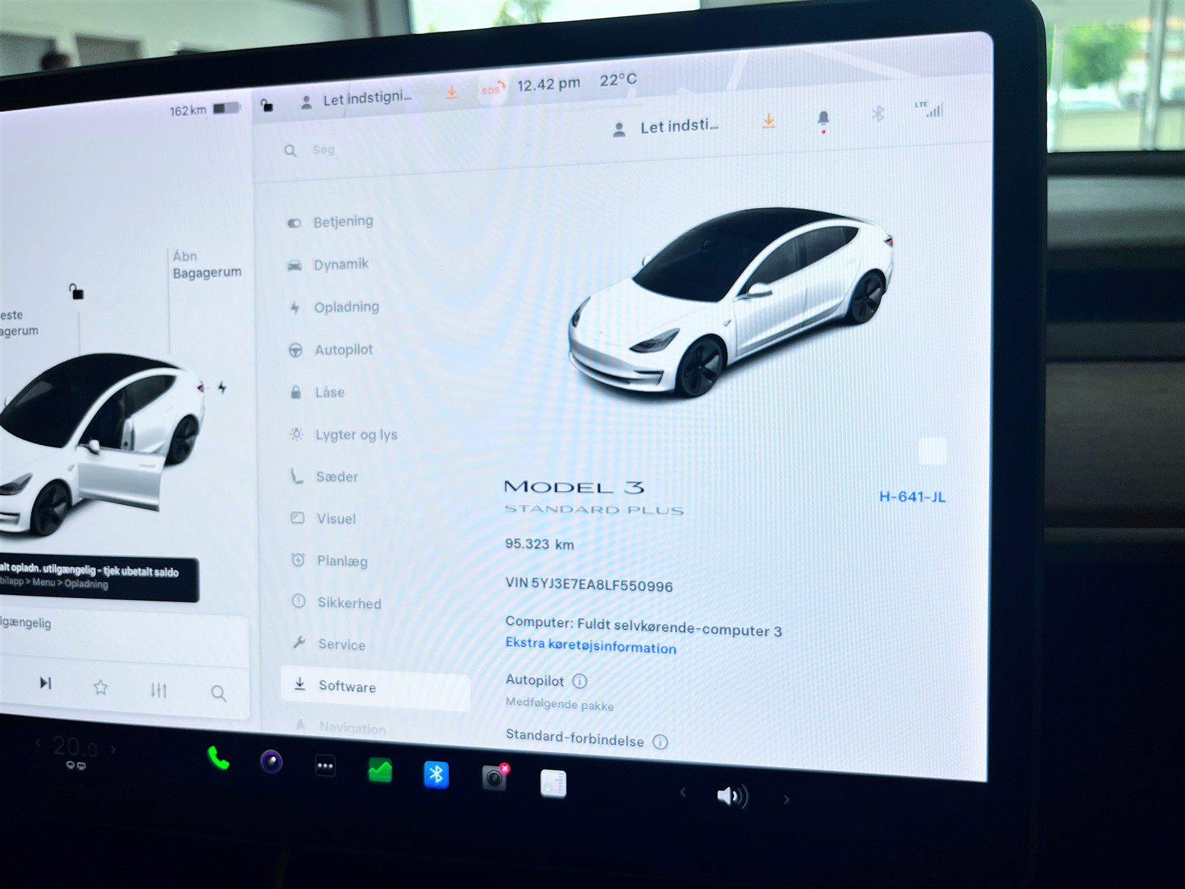 Billede af Tesla Model 3 EL Standard Range Plus 306HK Aut.