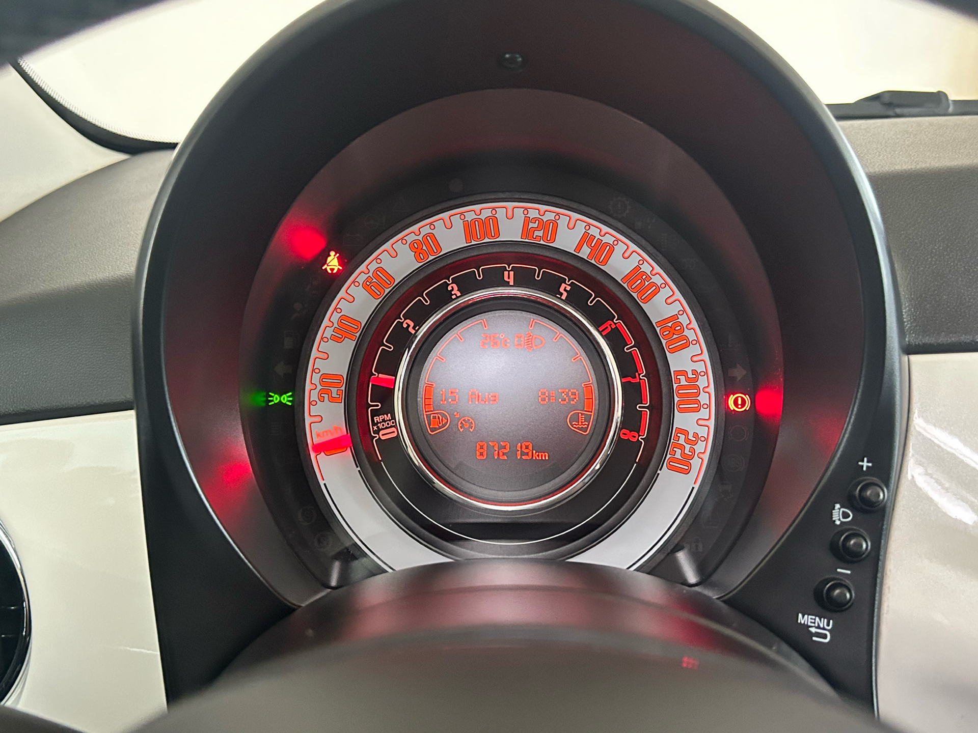 Billede af Fiat 500C 0,9 TwinAir Turbo Lounge 80HK Cabr.