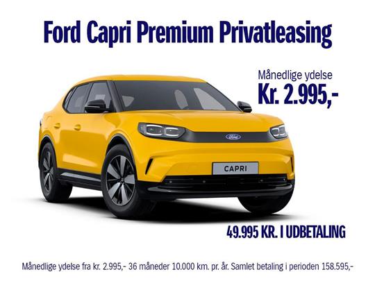 Ford Capri EL UR Premium 286HK 5d Aut.