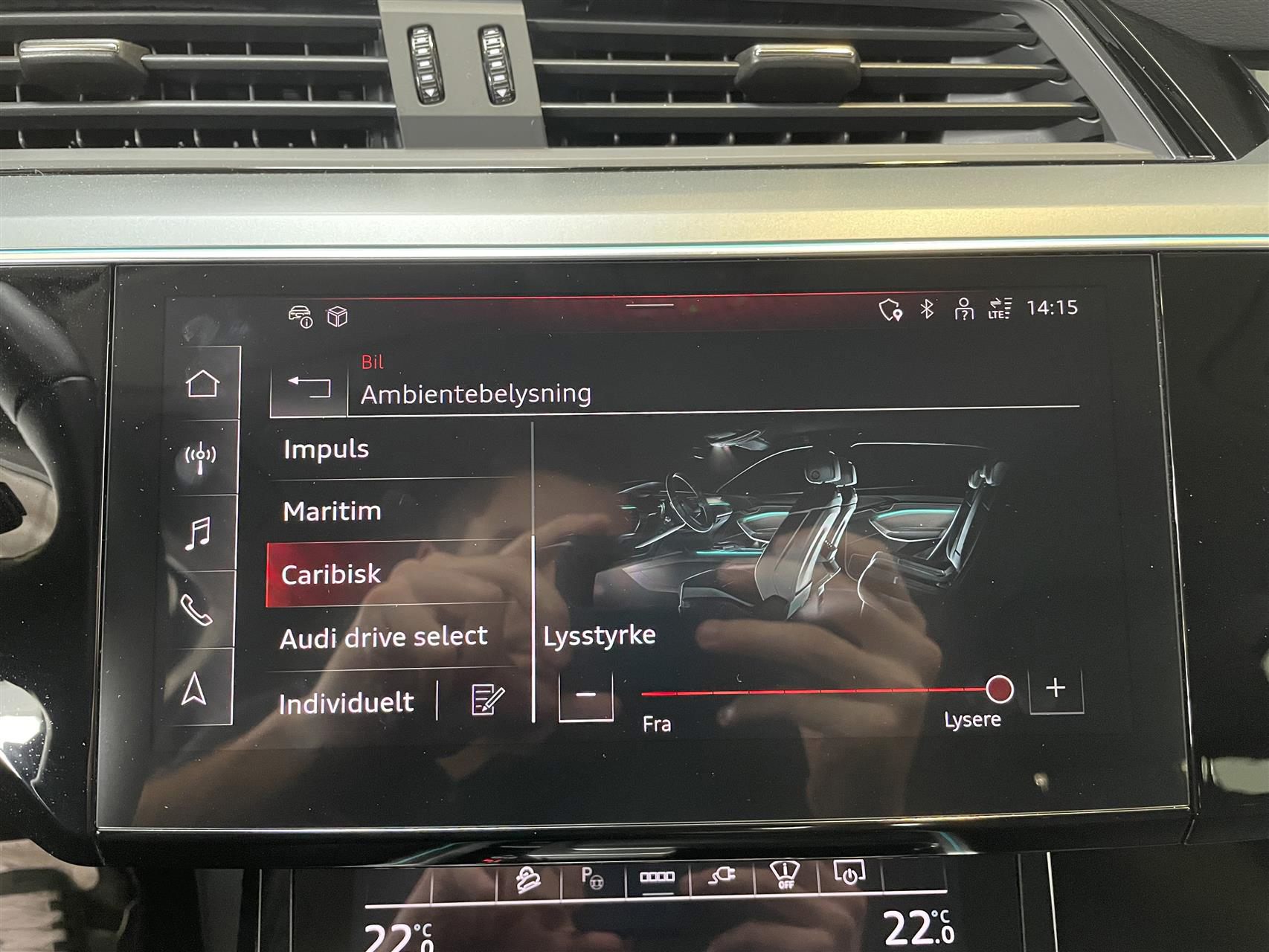 Billede af Audi E-tron 55 Advanced Prestige Quattro 408HK 5d Aut.