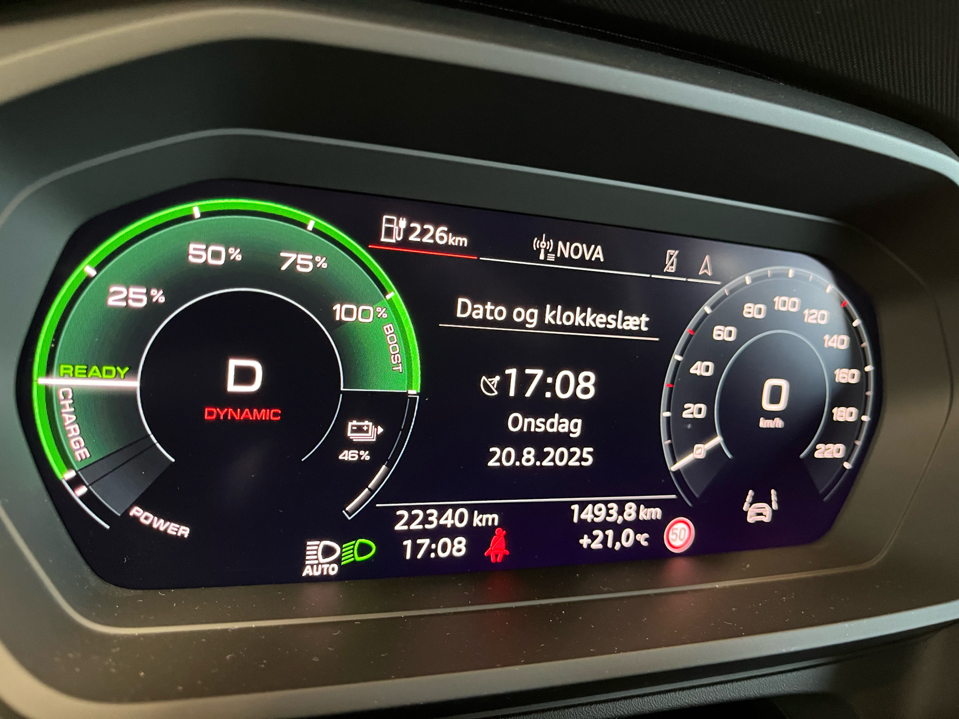 Billede af Audi Q4 Sportback 45 E-tron Progress 286HK 5d Aut.