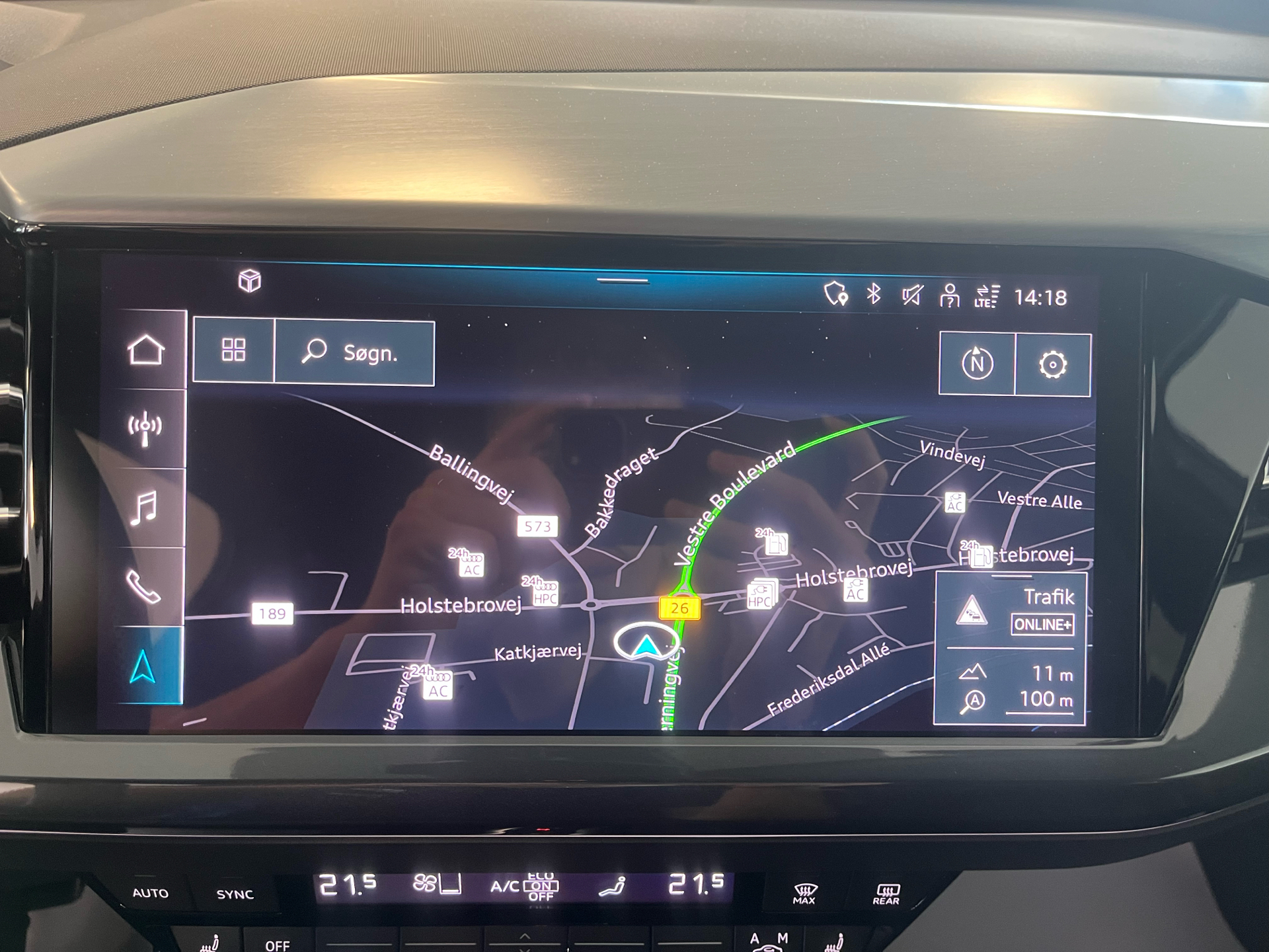 Billede af Audi Q4 40 E-tron S Line 204HK 5d Aut.