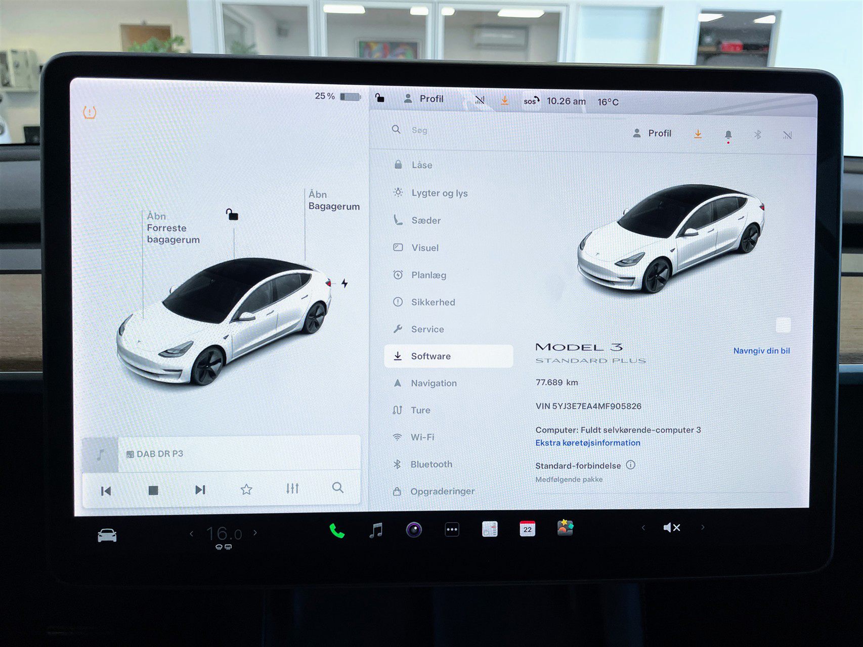 Billede af Tesla Model 3 EL Standard Range 283HK Aut.