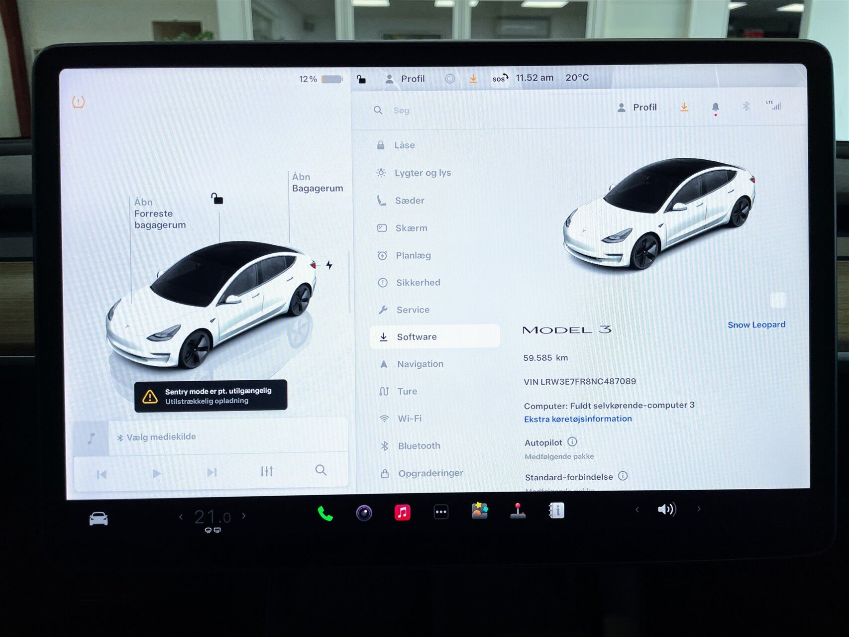 Billede af Tesla Model 3 EL Standard Range 283HK Aut.