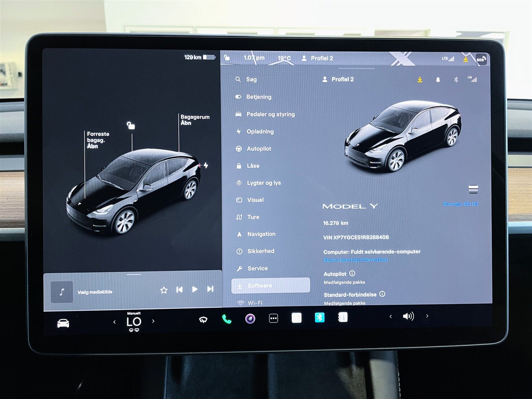 Billede af Tesla Model Y EL RWD 299HK 5d Aut.