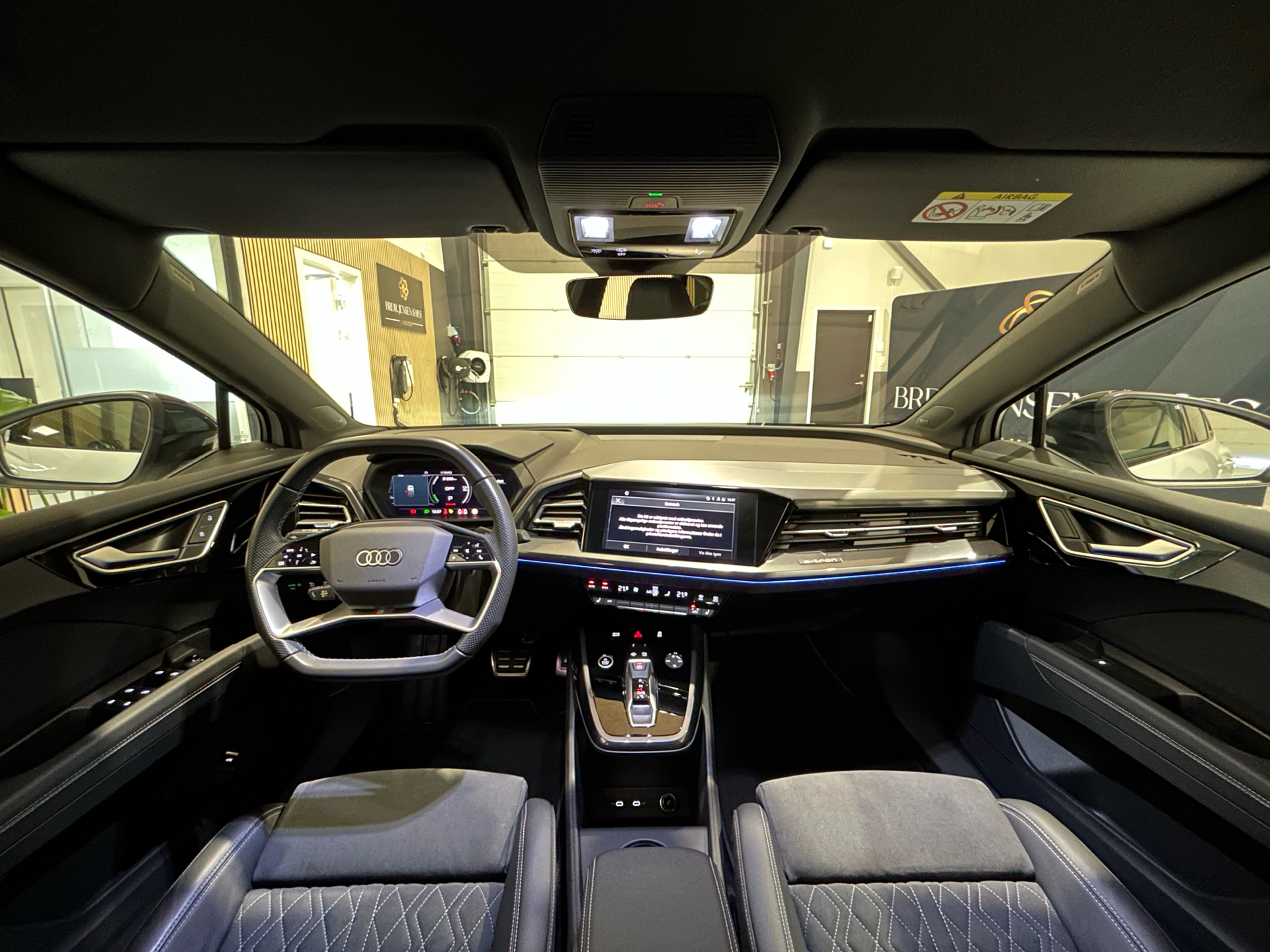 Billede af Audi Q4 Sportback 40 E-tron S Line 204HK 5d Aut.