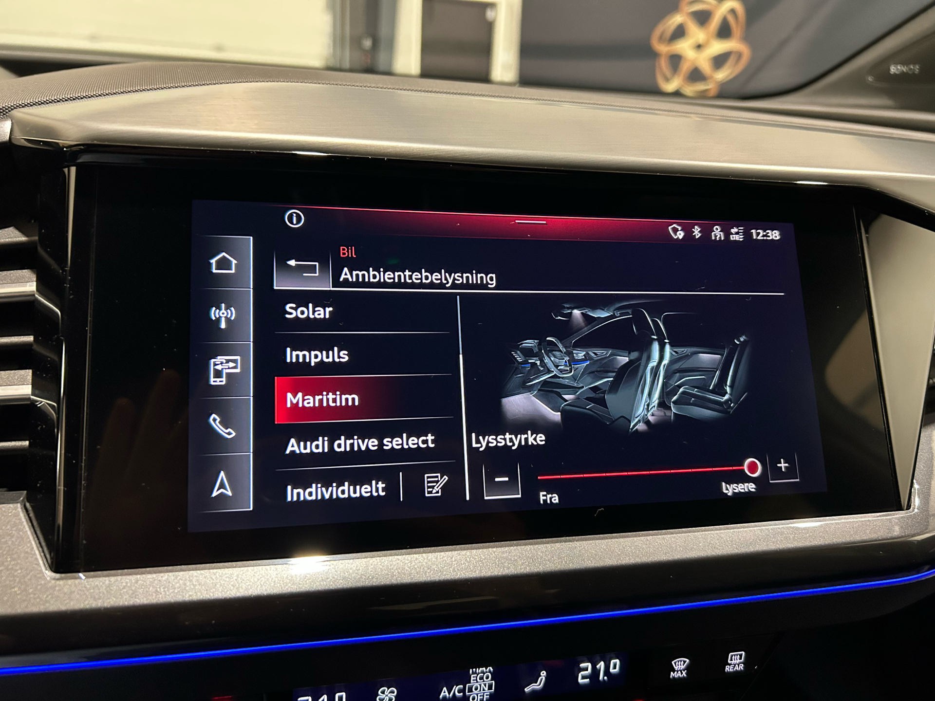 Billede af Audi Q4 Sportback 40 E-tron S Line 204HK 5d Aut.