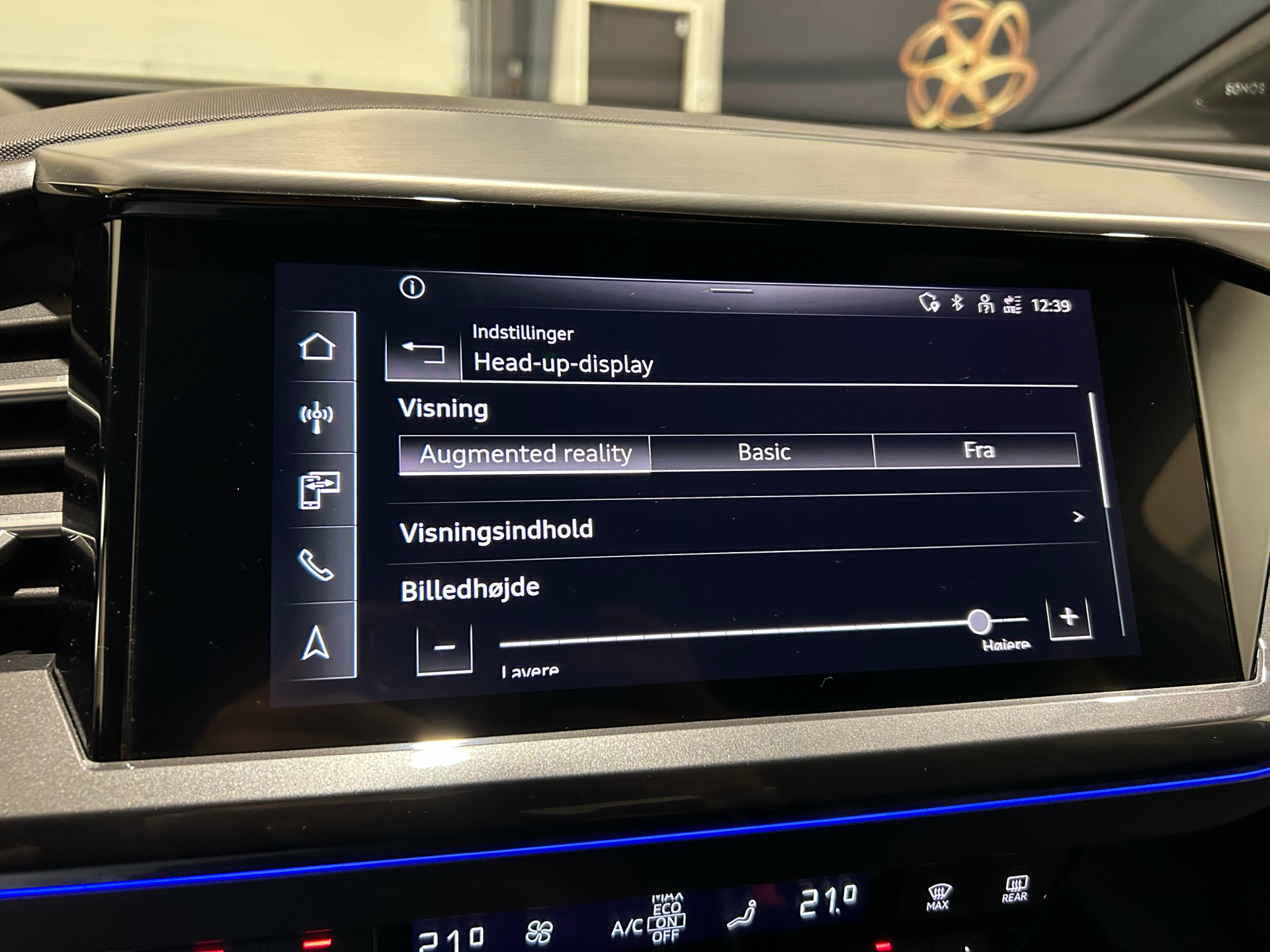 Billede af Audi Q4 Sportback 40 E-tron S Line 204HK 5d Aut.