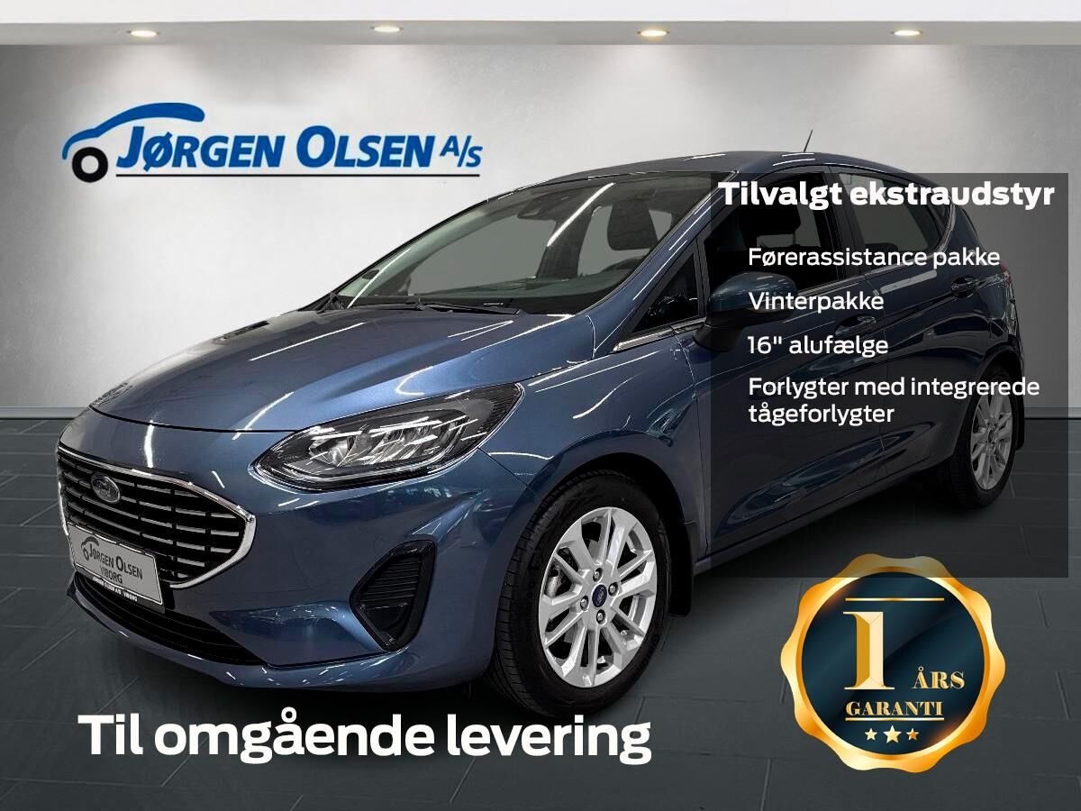 Billede af Ford Fiesta 1,0 EcoBoost Hybrid Titanium 125HK 5d 6g