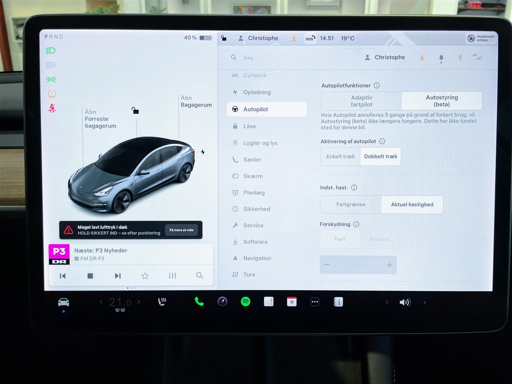 Billede af Tesla Model 3 EL Standard Range Plus 325HK Aut.