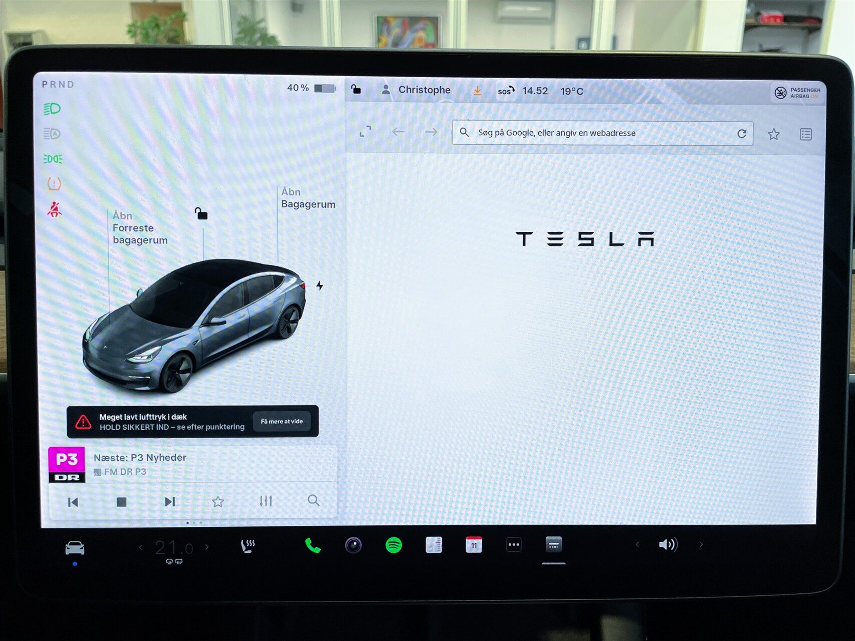 Billede af Tesla Model 3 EL Standard Range Plus 325HK Aut.