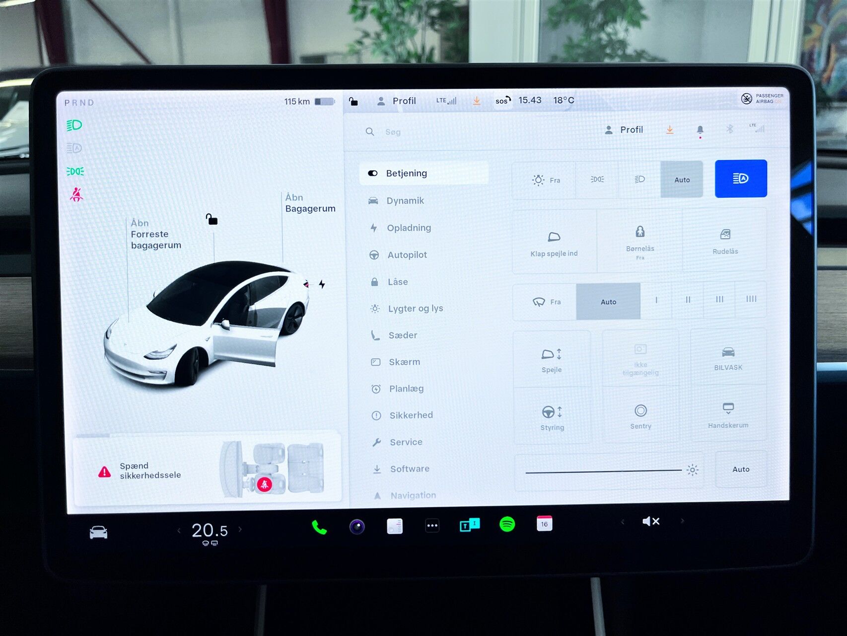Billede af Tesla Model 3 EL Standard Range Plus 283HK Aut. 