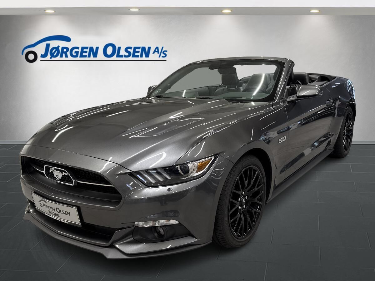 Billede af Ford Mustang 5,0 Ti-VCT GT 441HK Cabr. 6g Aut.