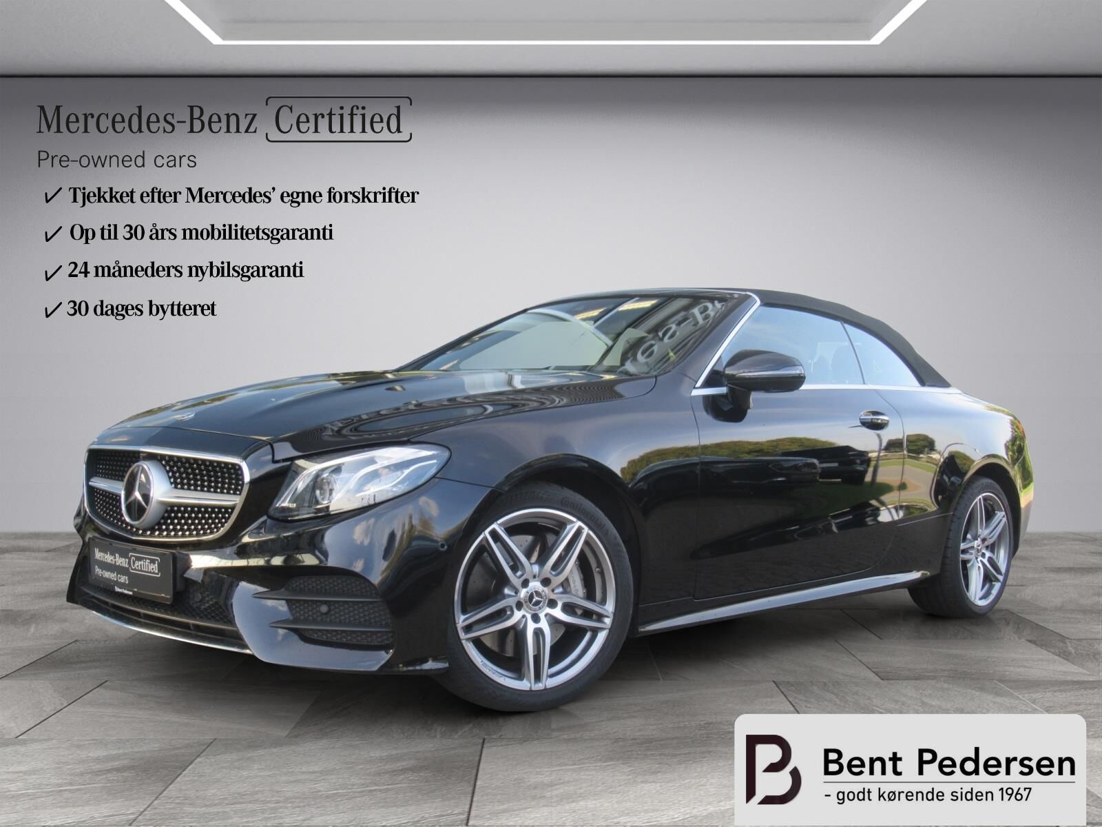 Billede af Mercedes-Benz E450 3,0 AMG Line 4Matic 9G-Tronic 367HK Cabr. Aut.