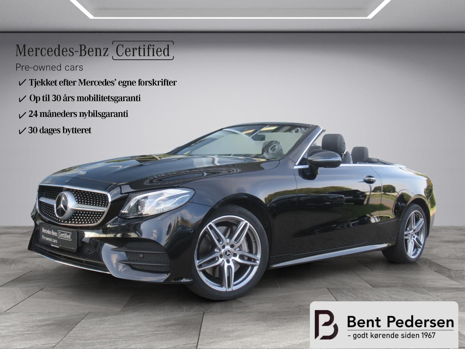 Billede af Mercedes-Benz E450 3,0 AMG Line 4Matic 9G-Tronic 367HK Cabr. Aut.