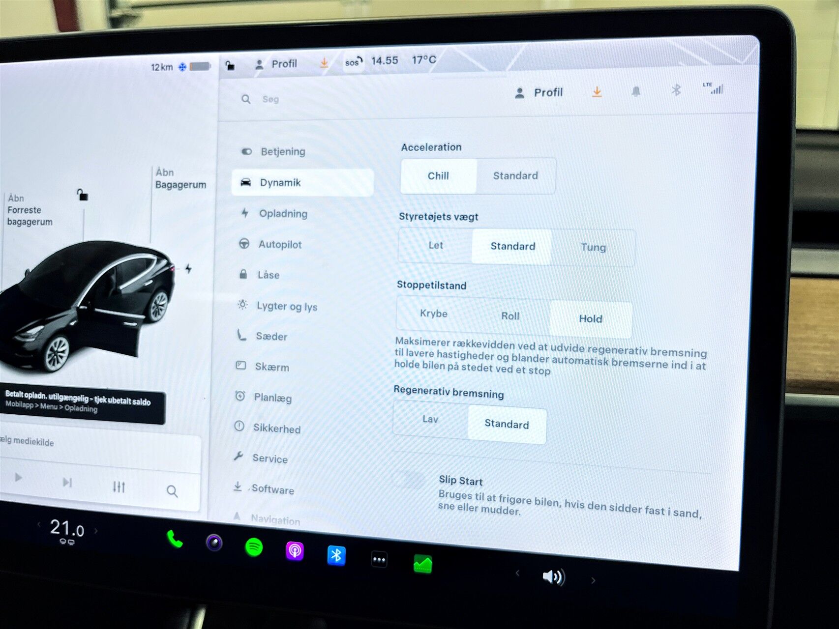 Billede af Tesla Model 3 EL Standard Range Plus 325HK Aut.
