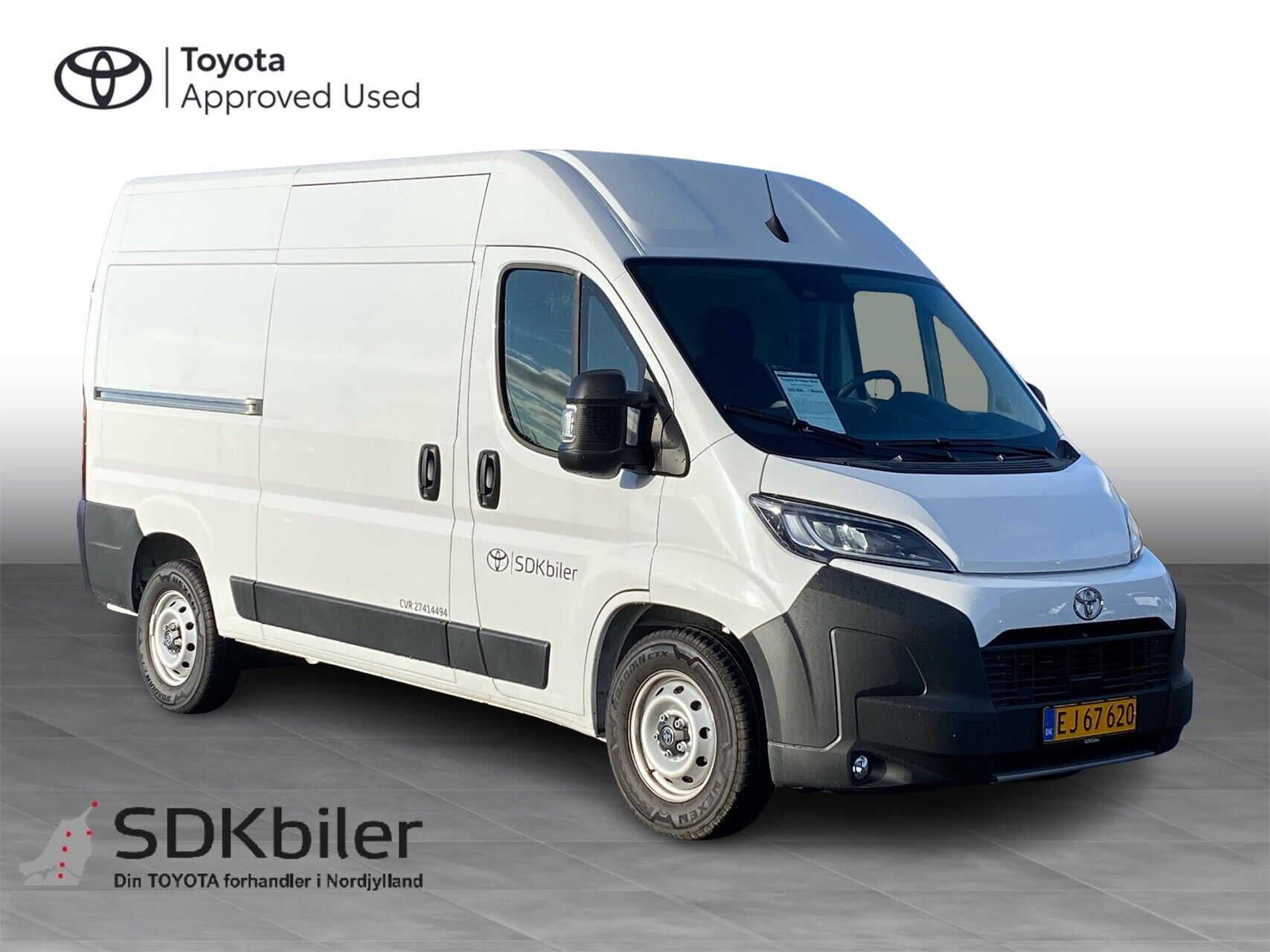 Billede af Toyota Proace Max Medium 2,2 D Comfort Master To skydedør m. højt tag 140HK Van 8g Aut.