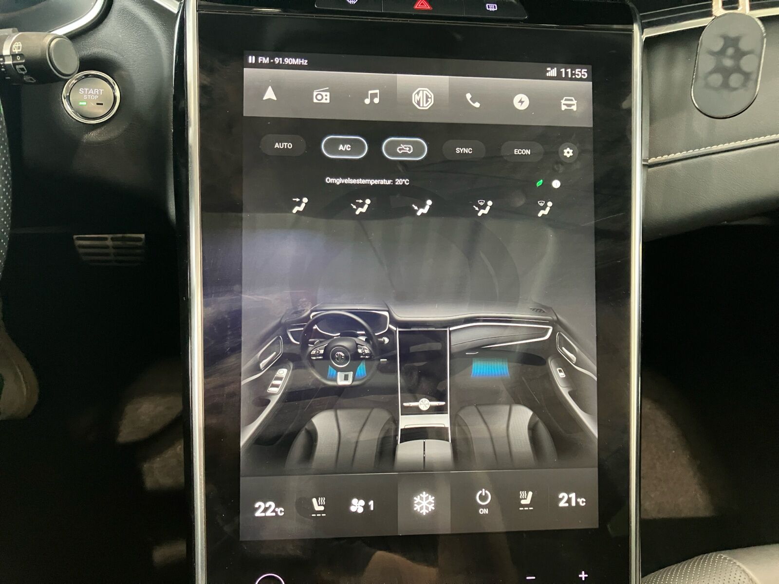 Billede af MG Marvel R EL Performance 4x4 288HK 5d Aut.