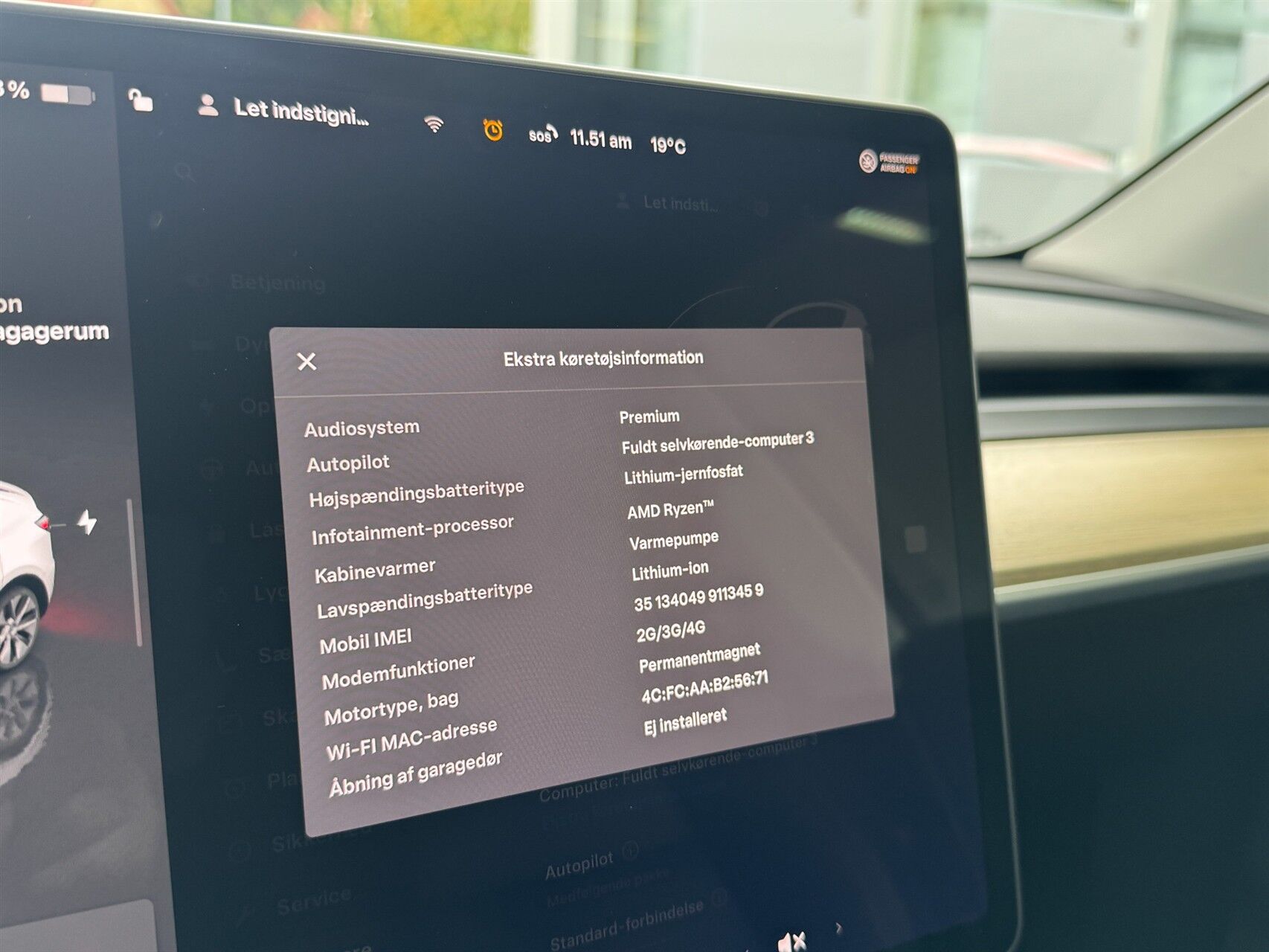 Billede af Tesla Model Y EL Standard Range RWD 204HK 5d Aut.