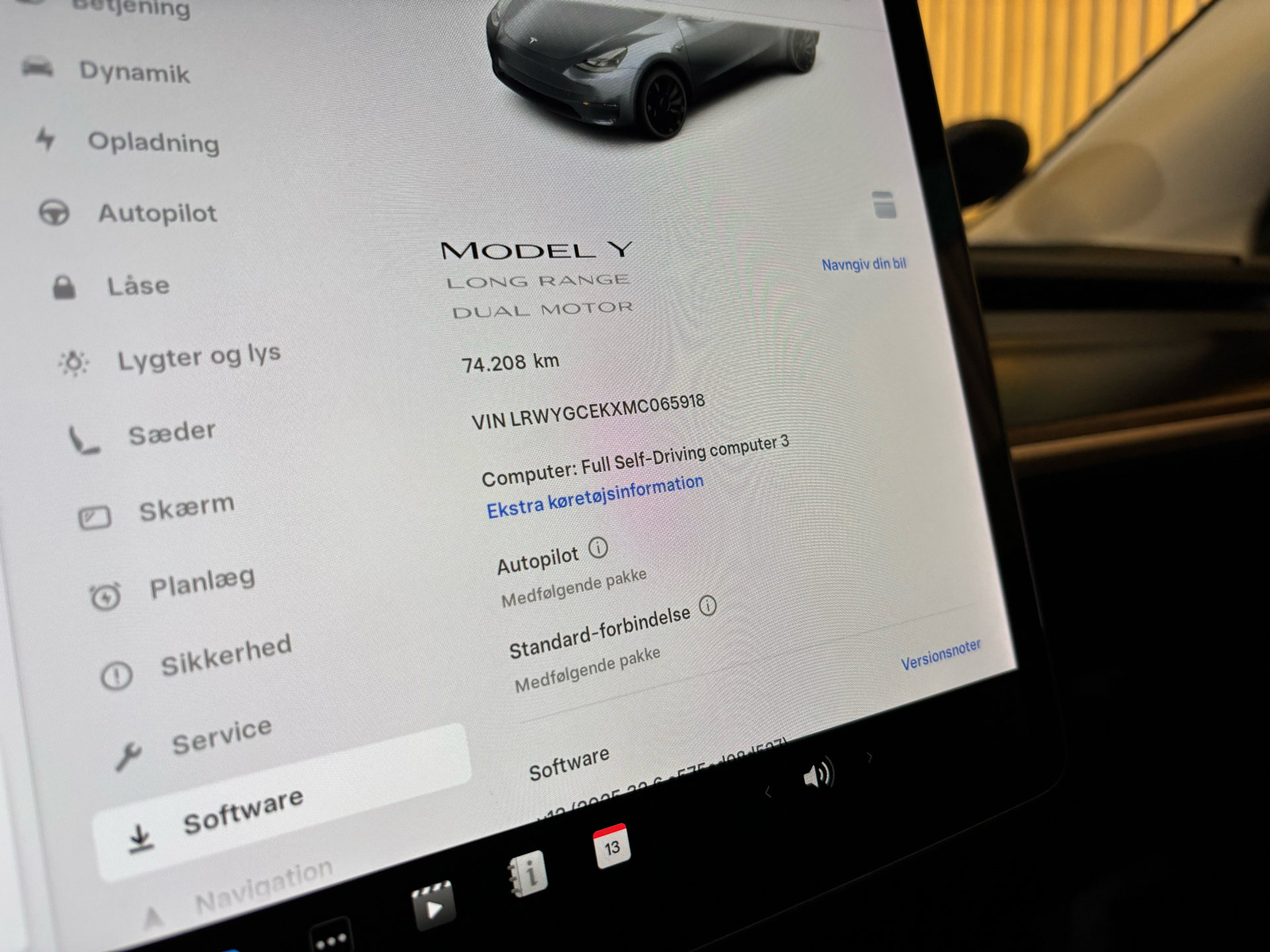 Billede af Tesla Model Y EL Long Range AWD 514HK 5d Aut.