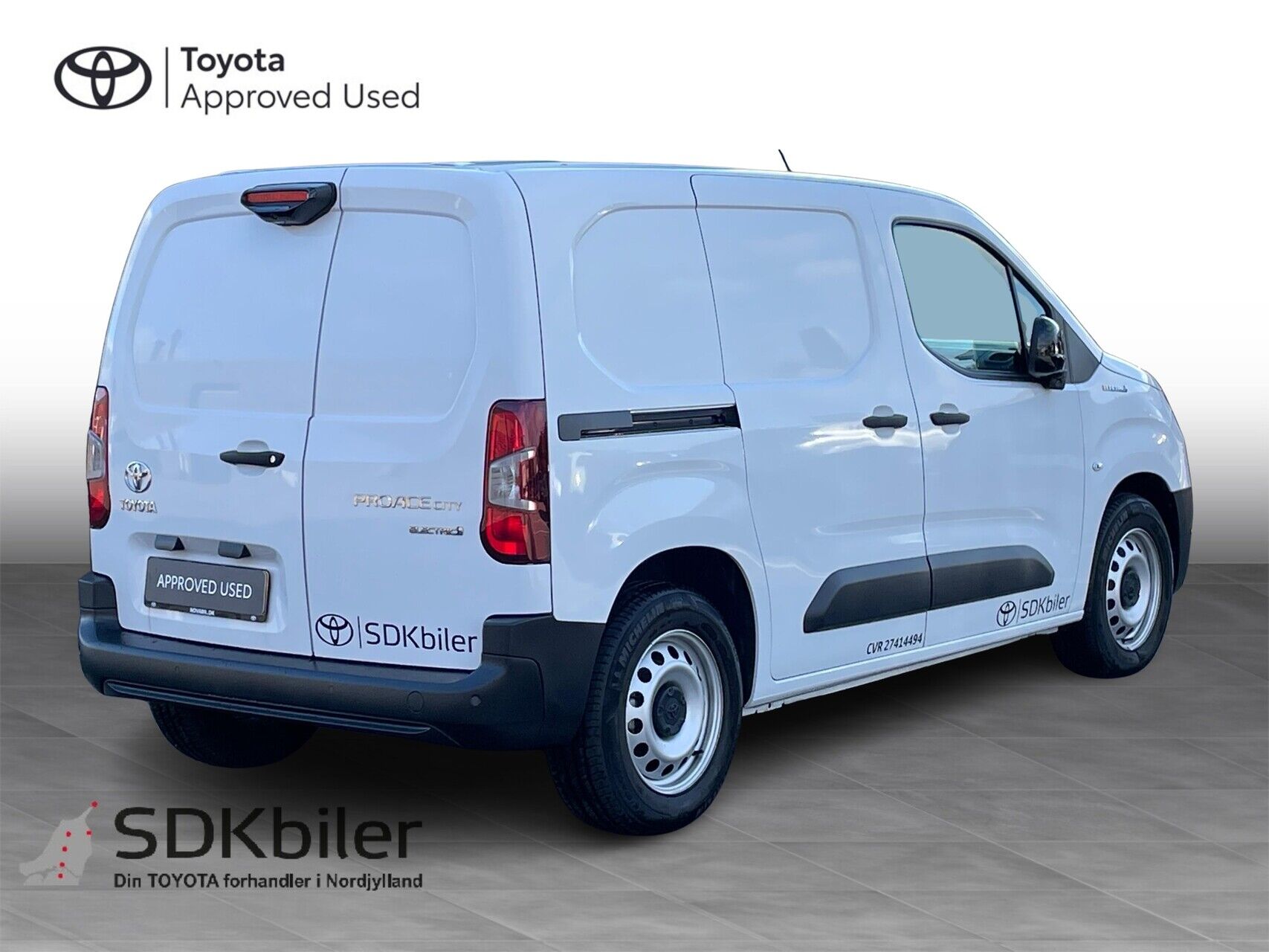 Billede af Toyota Proace City Electric Medium EL Comfort 2 Skydedøre 136HK Van Aut.