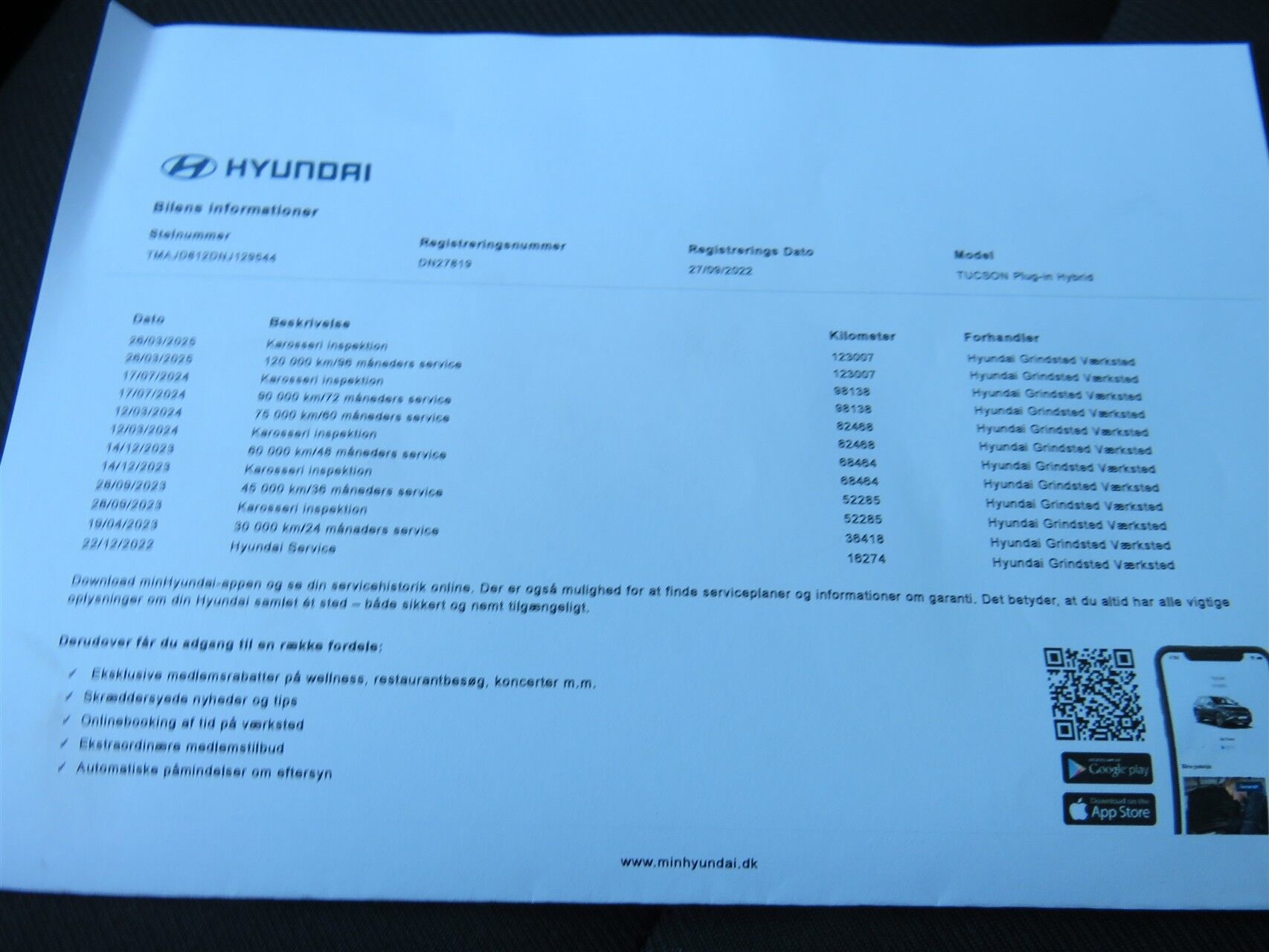 Billede af Hyundai Tucson 1,6 T-GDI  Plugin-hybrid Advanced 4WD 265HK 5d 6g Aut.