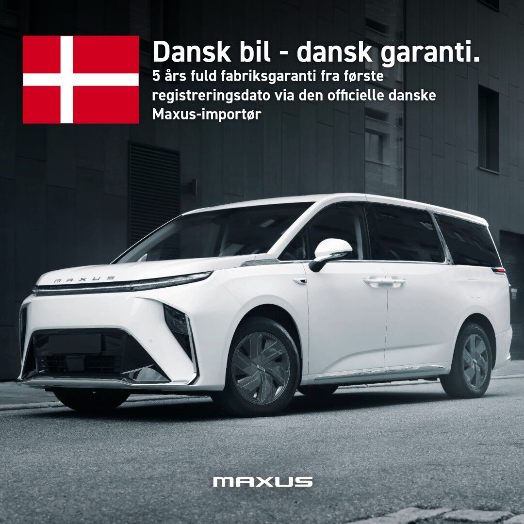 Billede af Maxus Mifa 9 EL Luxery 245HK Aut.