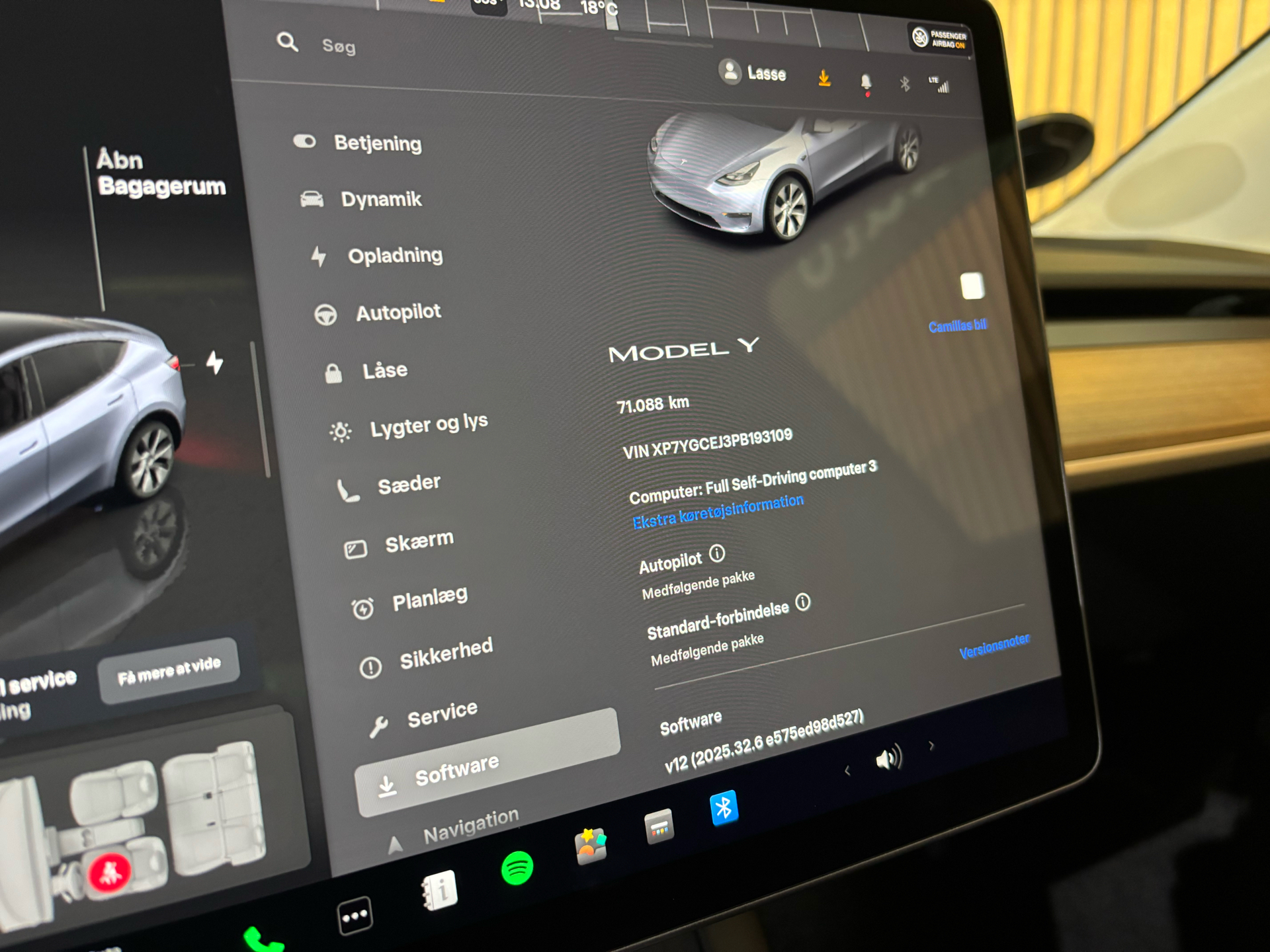 Billede af Tesla Model Y EL RWD 299HK 5d Aut.
