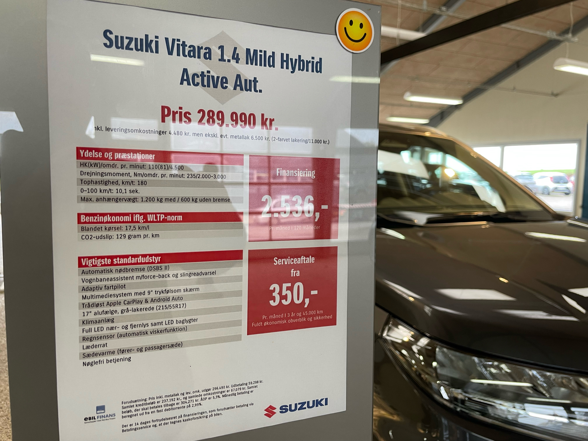 Billede af Suzuki Vitara 1,4 Active 110HK 5d 6g Aut.