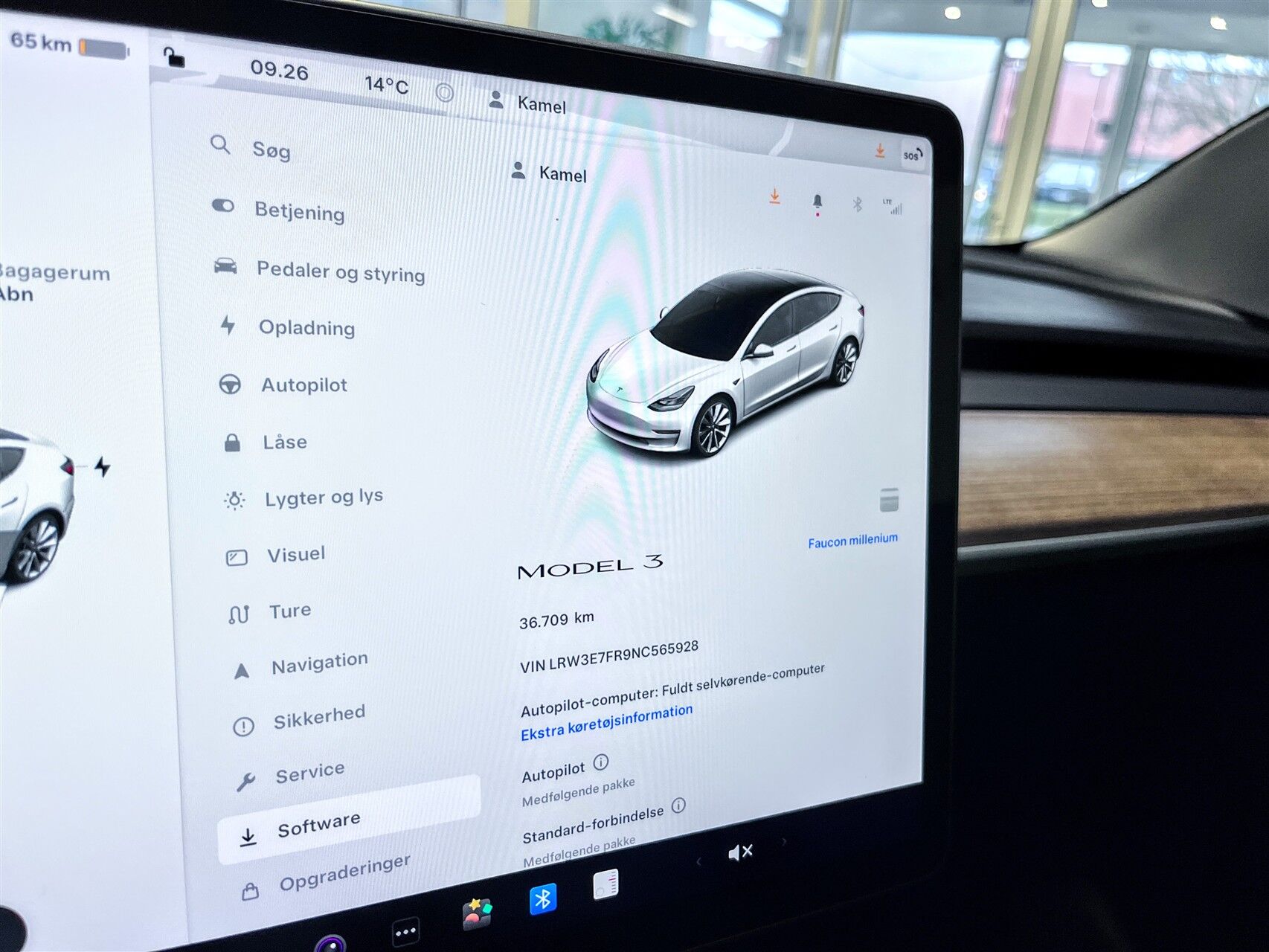 Billede af Tesla Model 3 EL Standard Range 283HK Aut.