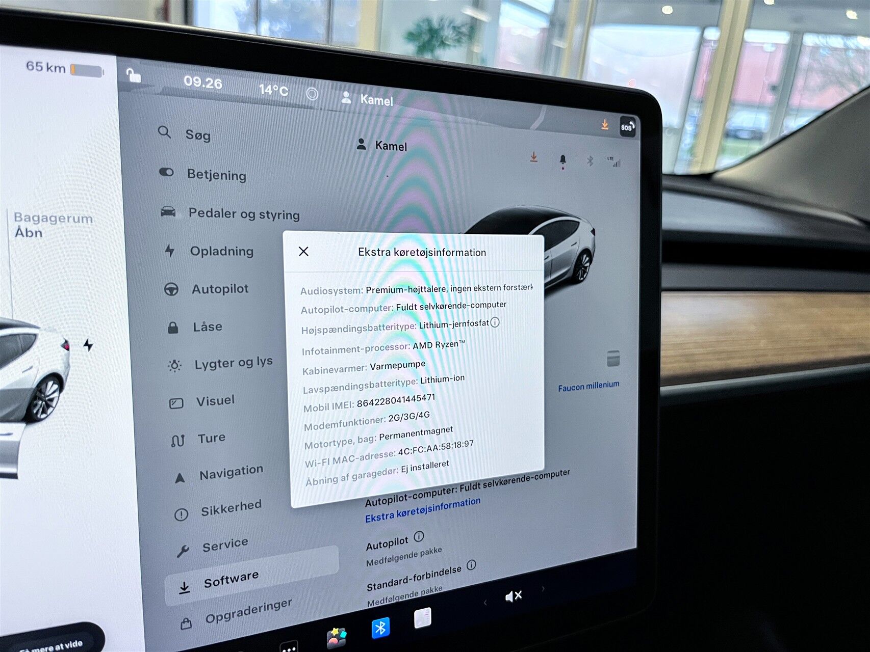 Billede af Tesla Model 3 EL Standard Range 283HK Aut.