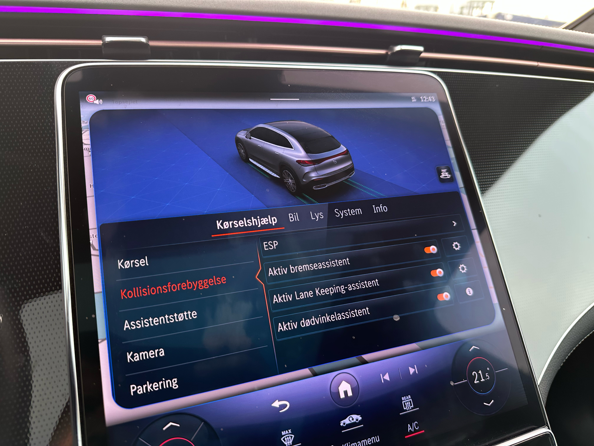 Billede af Mercedes-Benz EQE 350+ EL Premium 292HK 5d Aut.