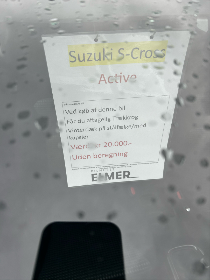 Billede af Suzuki S-Cross 1,4 Boosterjet  Mild hybrid Active 129HK 5d 6g