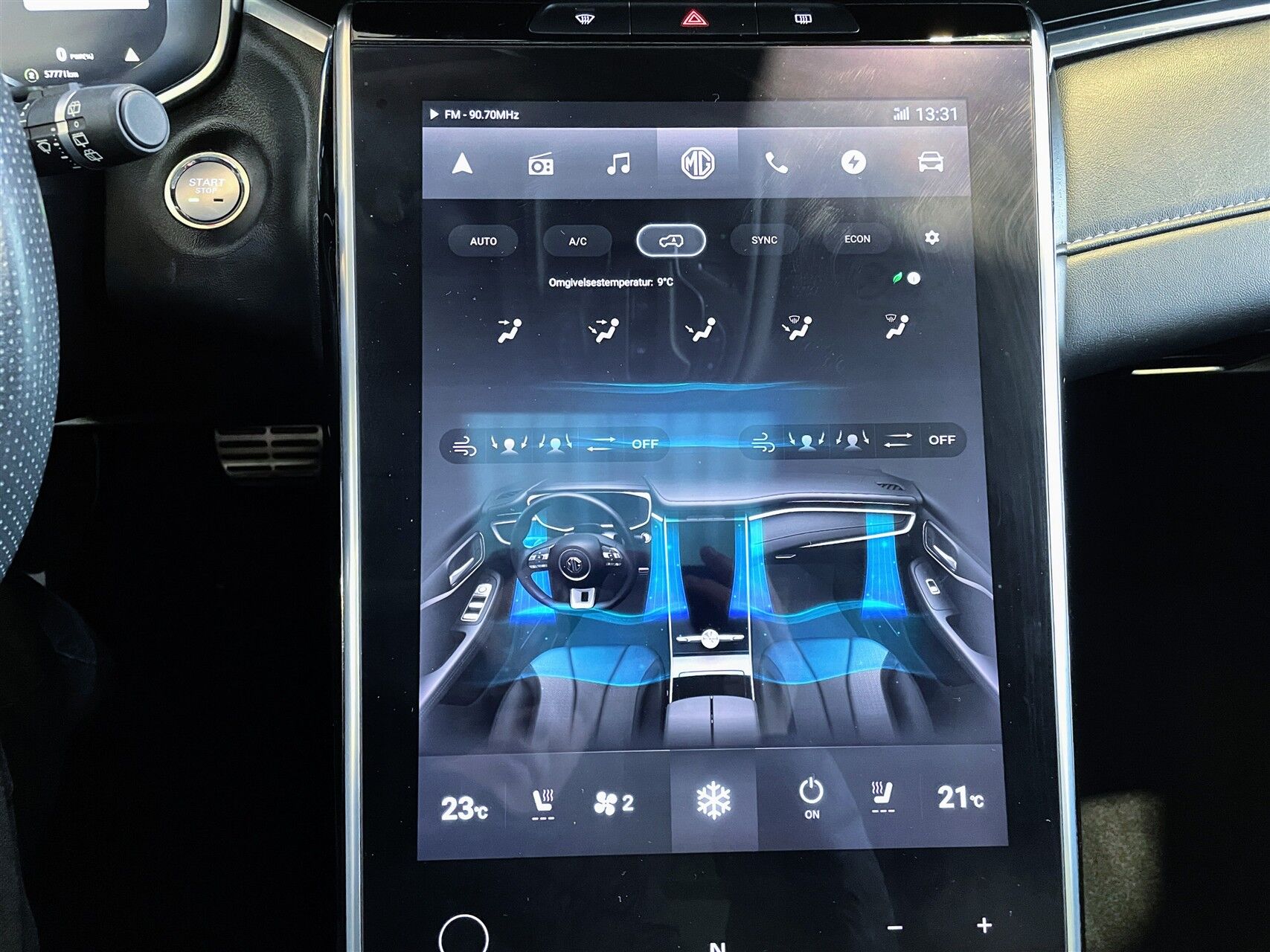 Billede af MG Marvel R EL Performance 4x4 288HK 5d Aut.