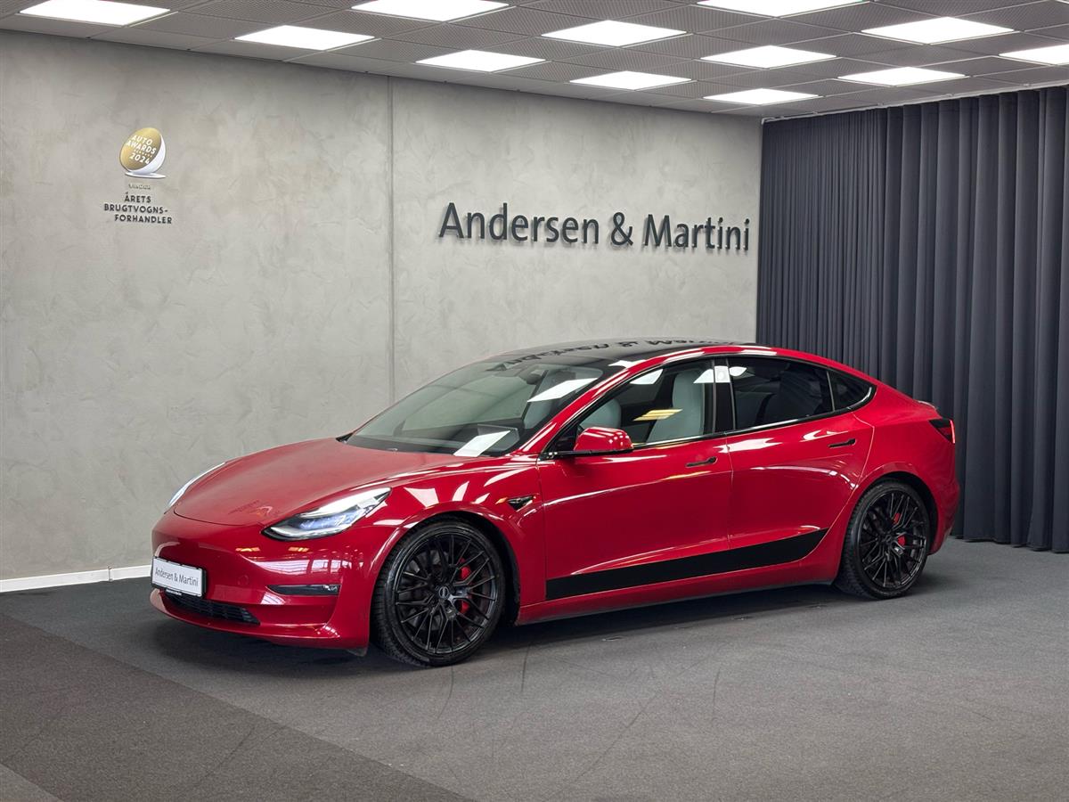 Tesla Model 3 EL Performance AWD 462HK Aut. på lager