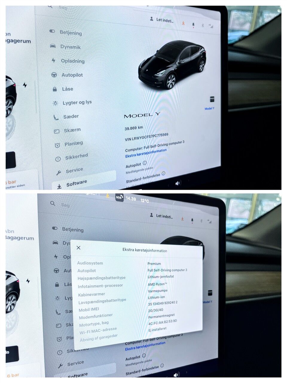 Billede af Tesla Model Y EL RWD 299HK 5d Aut.