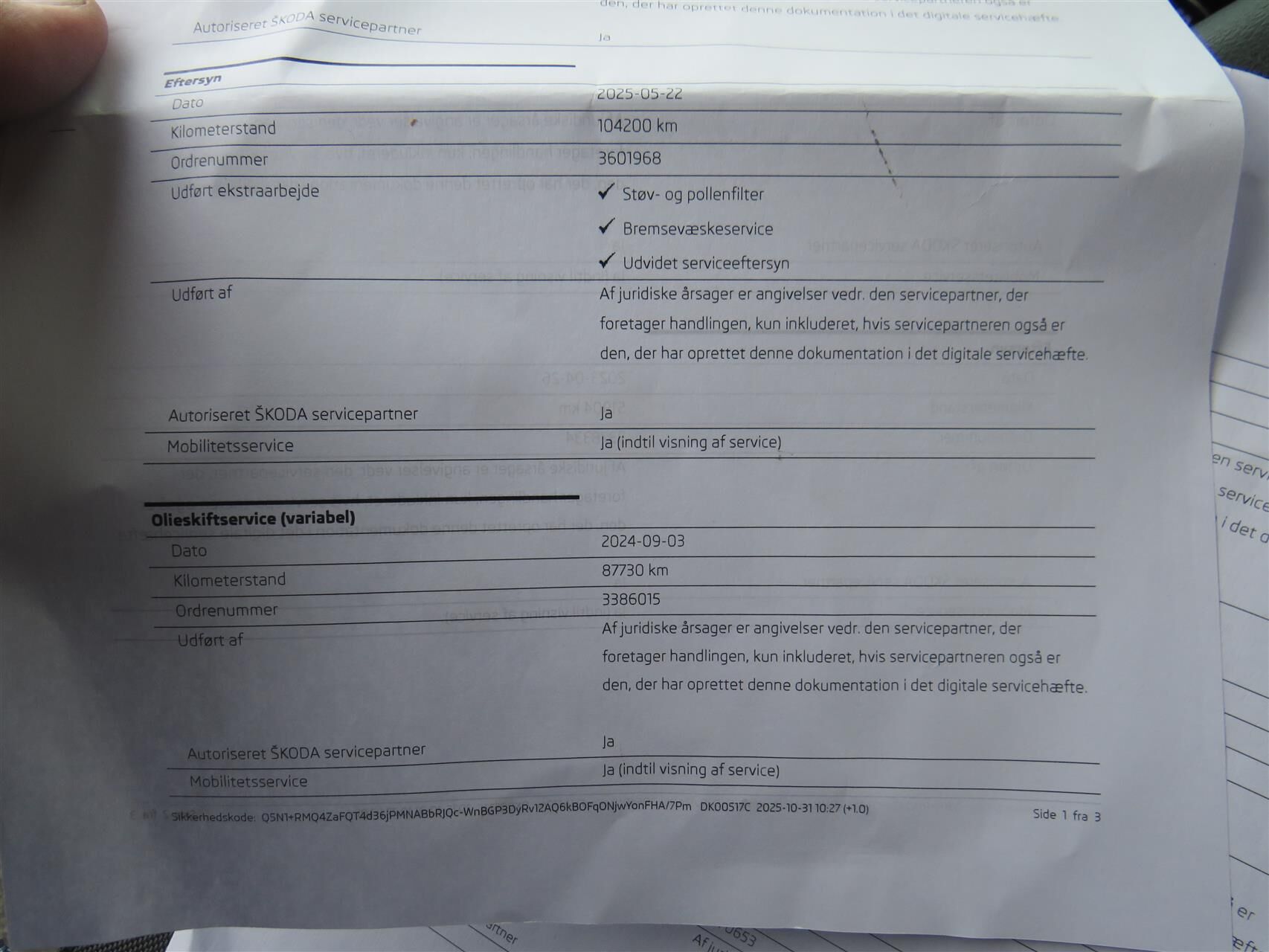 Billede af Skoda Fabia Combi 1,0 TSI Ambition 95HK Stc