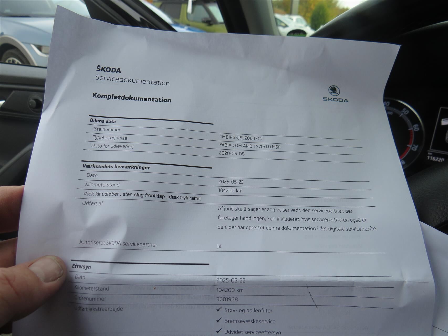 Billede af Skoda Fabia Combi 1,0 TSI Ambition 95HK Stc