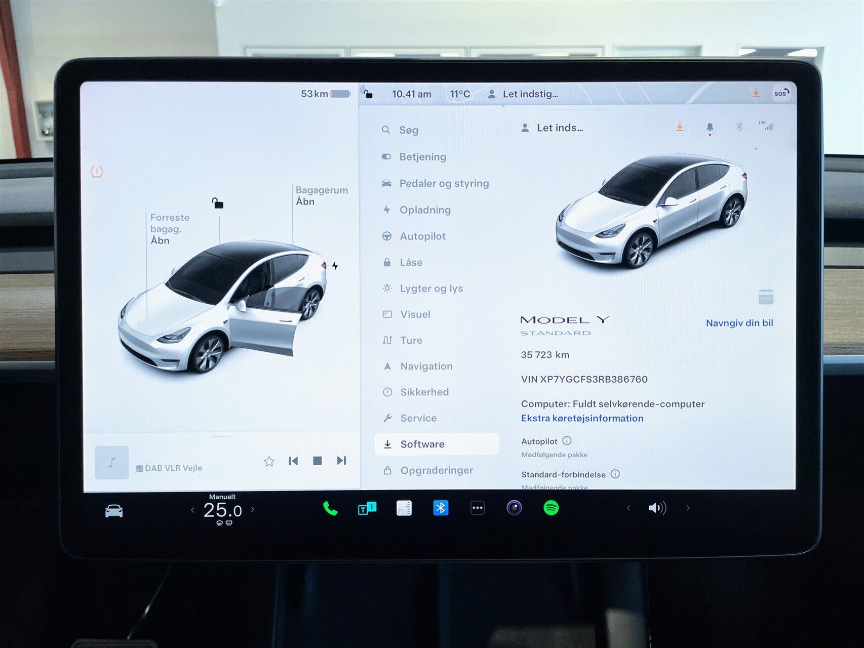 Billede af Tesla Model Y EL RWD 299HK 5d Aut.