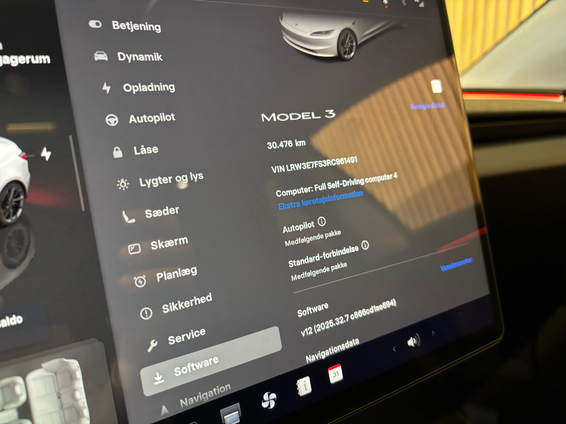 Billede af Tesla Model 3 EL Standard Range 283HK Aut.