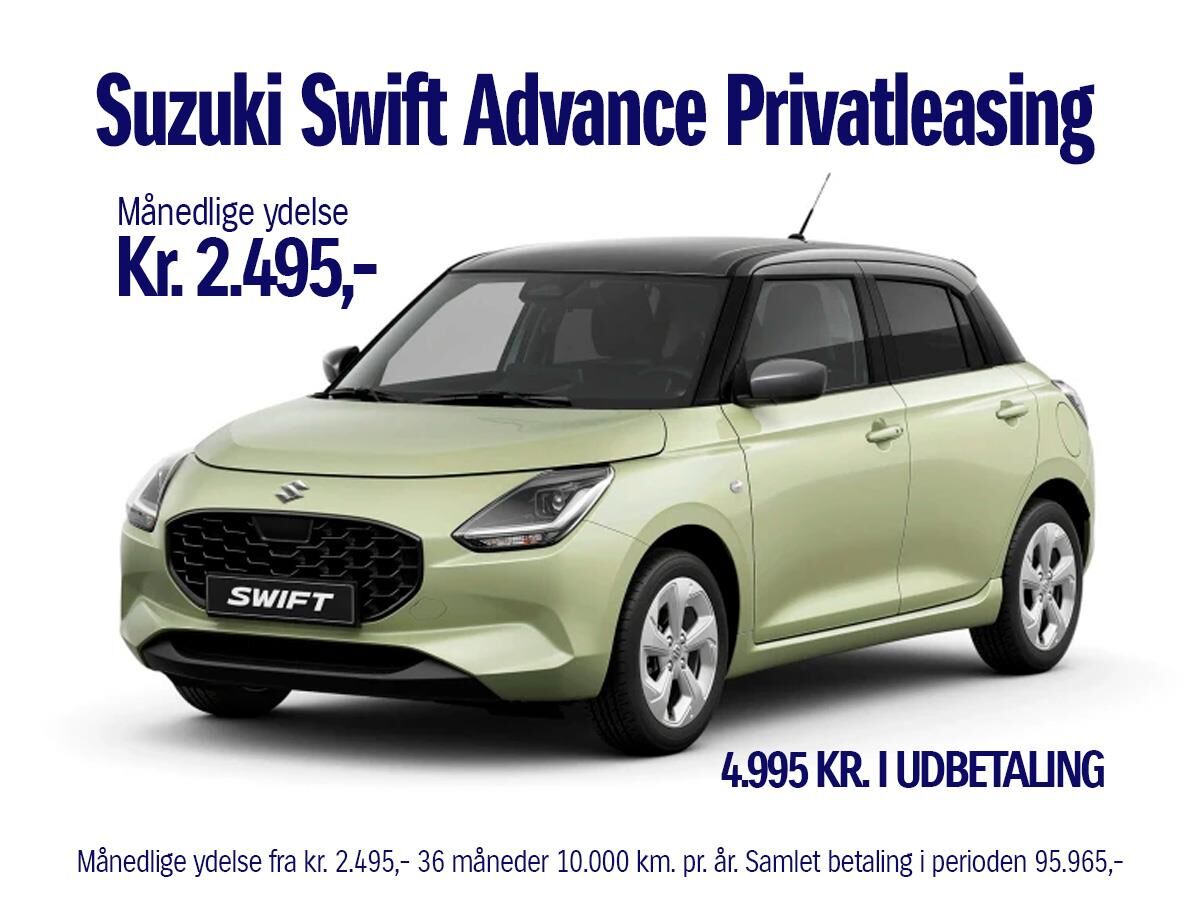 Billede af Suzuki Swift 1,2 Advance 82HK 5d