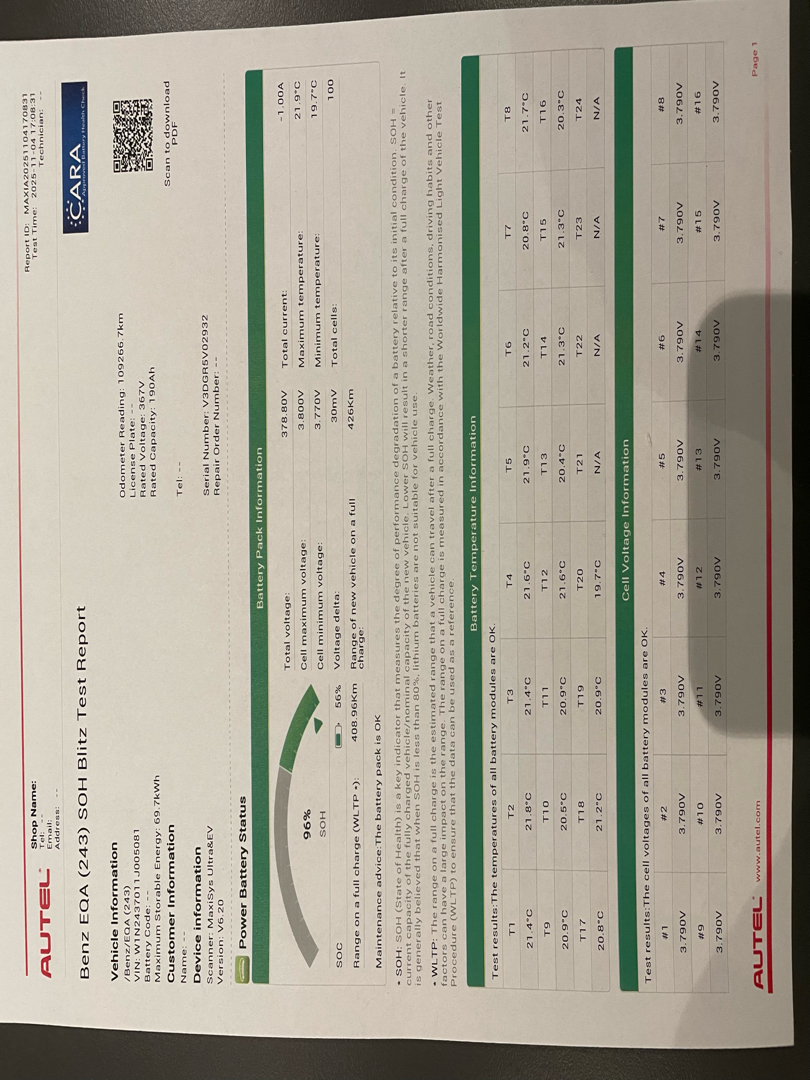 Billede af Mercedes-Benz EQA 250 EL 190HK 5d Aut.