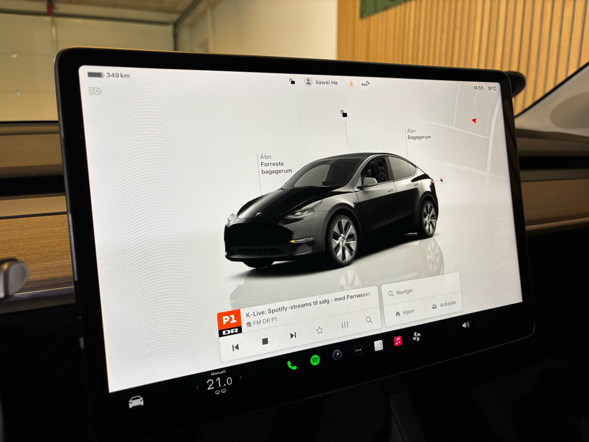 Billede af Tesla Model Y EL RWD 299HK 5d Aut.