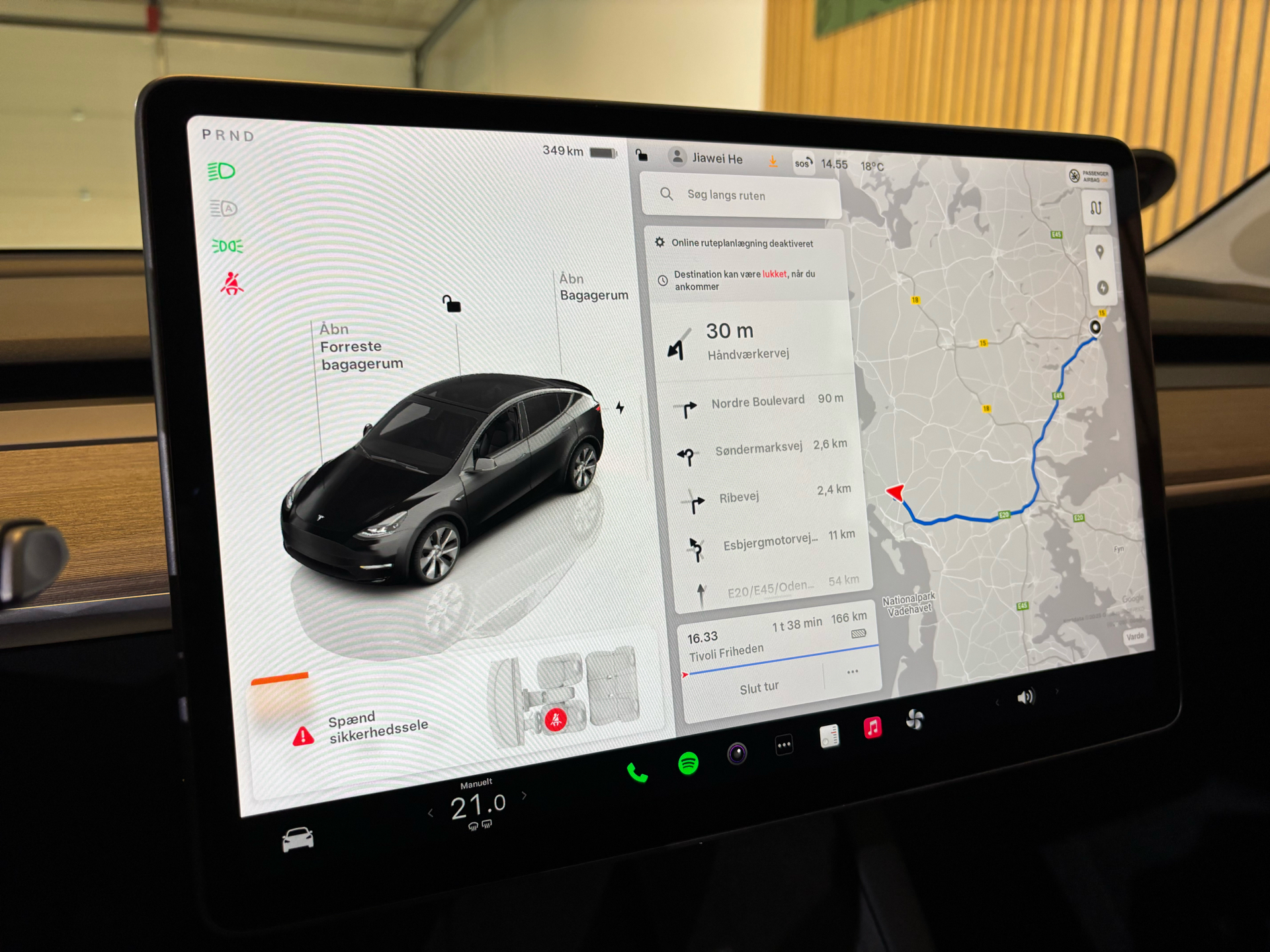 Billede af Tesla Model Y EL RWD 299HK 5d Aut.